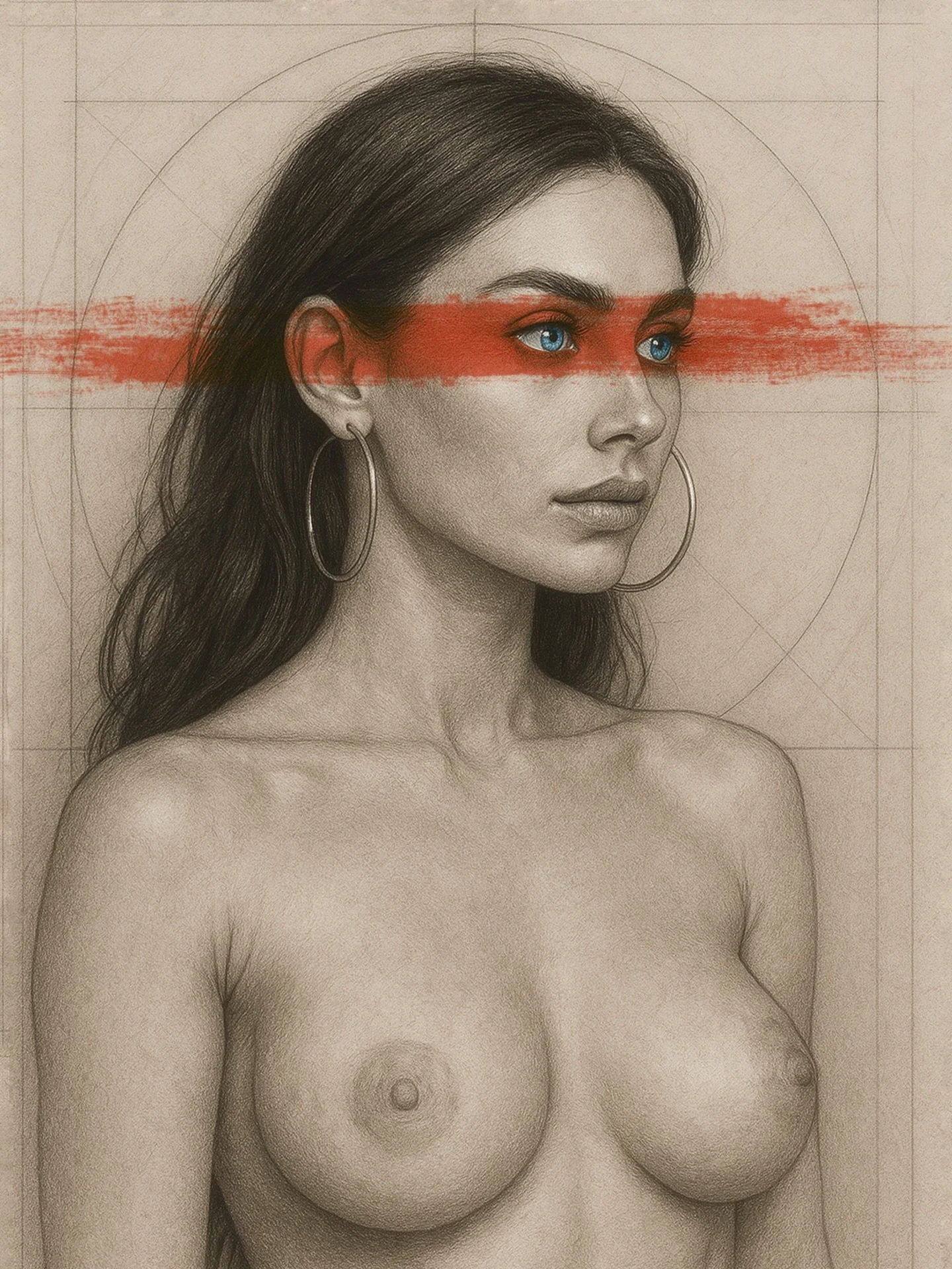 Silentium &ndash; Genesis Edition
&ldquo;The red stroke becomes a vector, a line that guides rather than strikes.
Here, fire is orientation, a quiet resolve moving forward without haste.&rdquo;