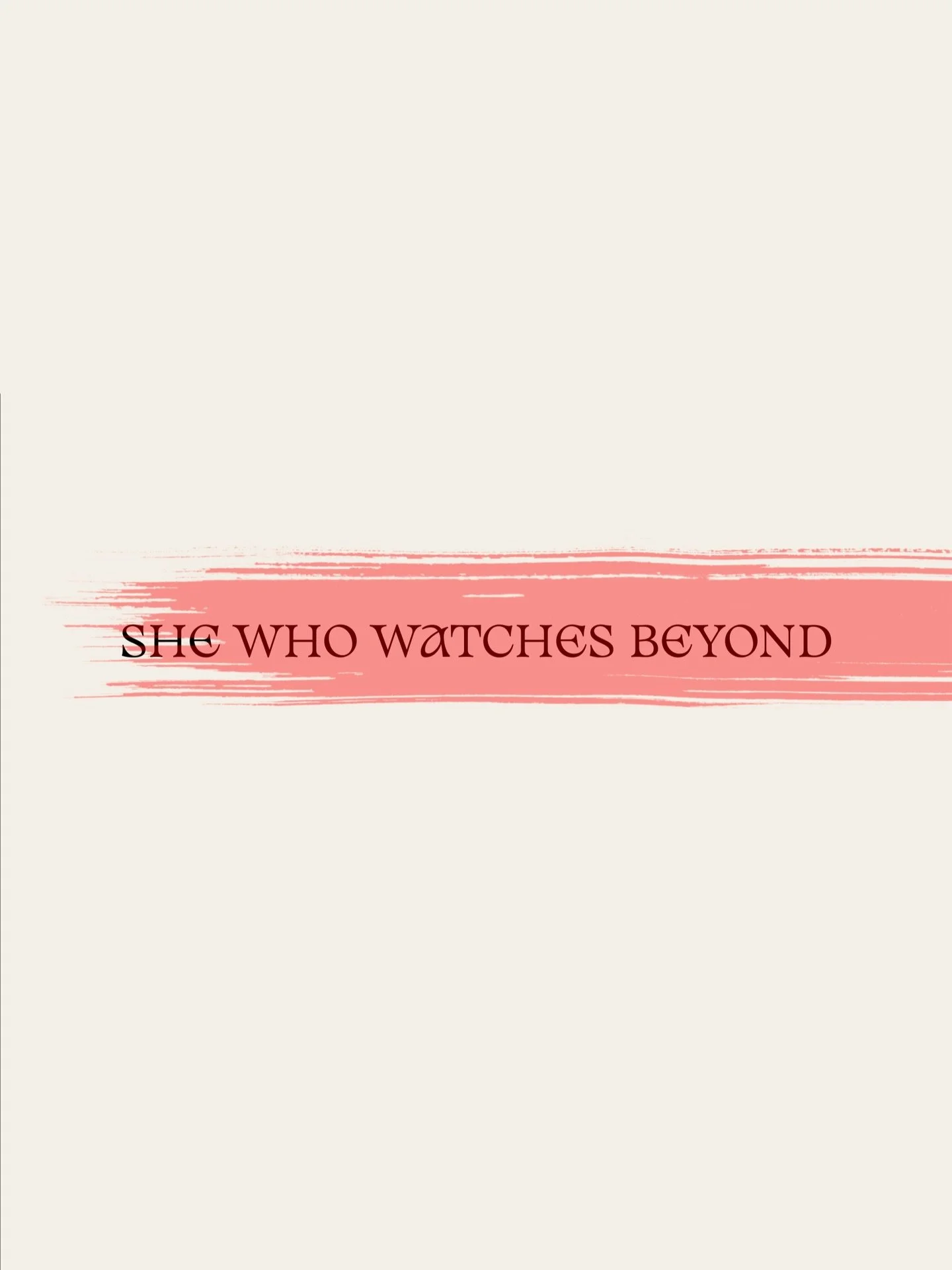 &ldquo;&lsquo;Not all strength descends into battle.&rsquo;
In her silence, the future is already being held.&rdquo;