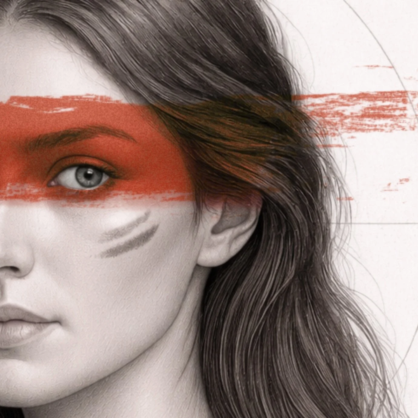 &ldquo;The mark on her face is not a wound.
It is memory. A gesture made before words existed.&rdquo;