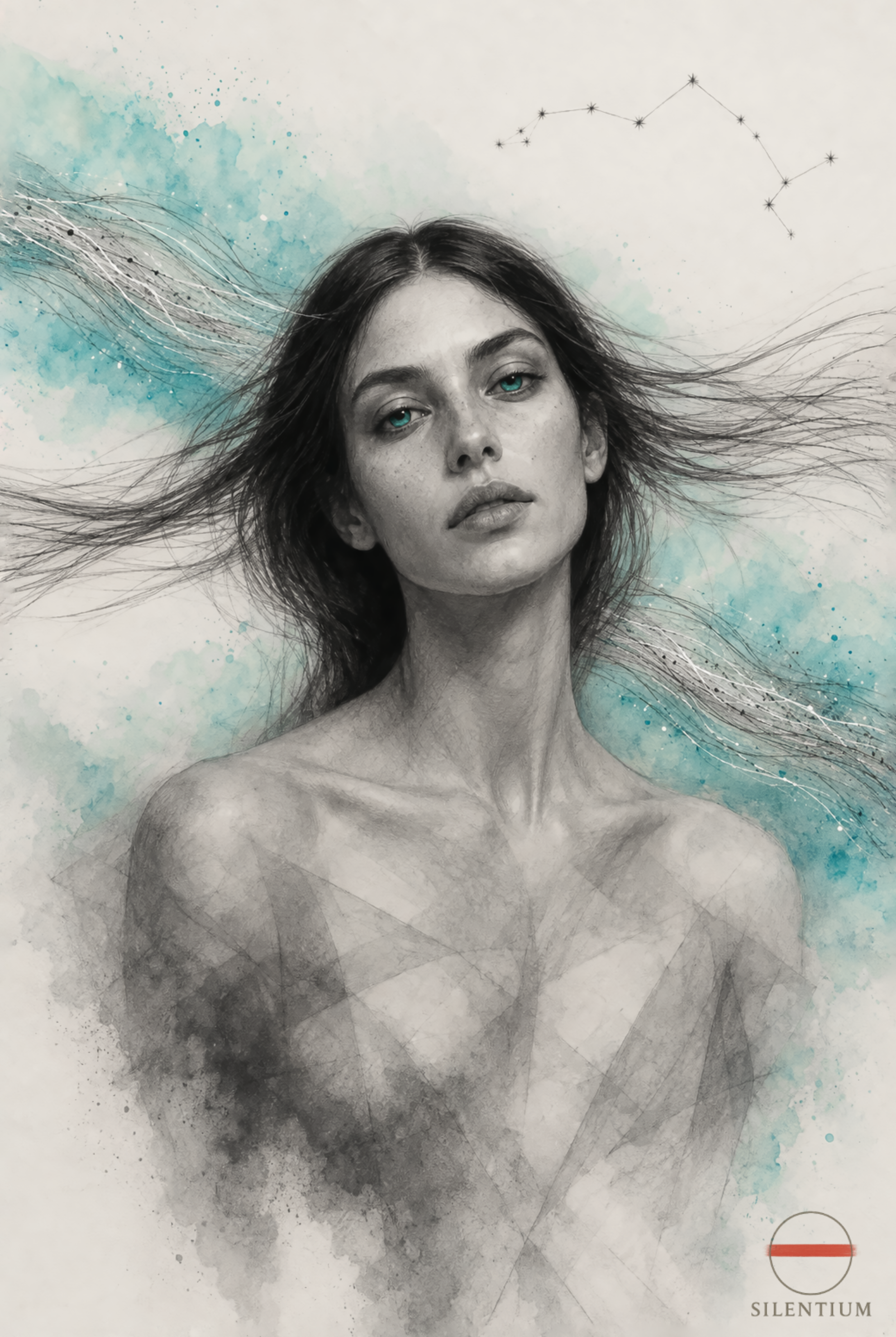 Silent Faces #11 Aquarius – SILENTIUM_ZODIAC EDITION