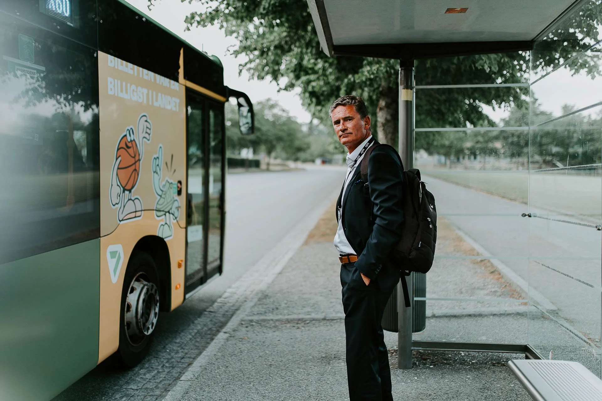 Bilder av modeller fra fotografering for Kolumbus natrulig lys og situasjonsbilder til bruk i større kampanje