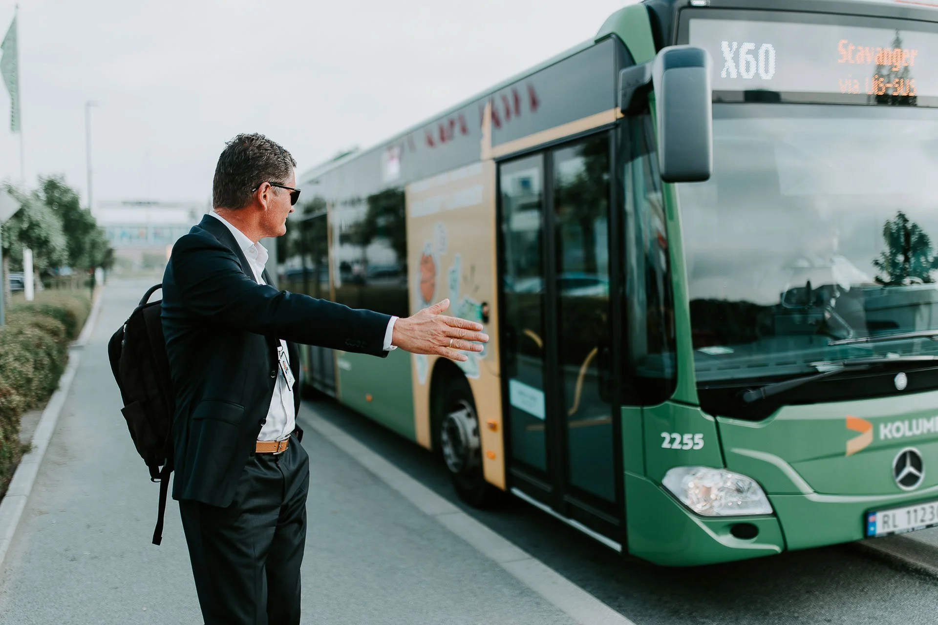 Bilder av modeller fra fotografering for Kolumbus natrulig lys og situasjonsbilder til bruk i større kampanje