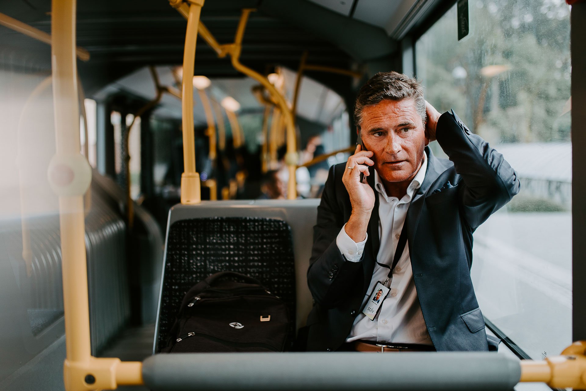 Bilder av modeller fra fotografering for Kolumbus natrulig lys og situasjonsbilder til bruk i større kampanje