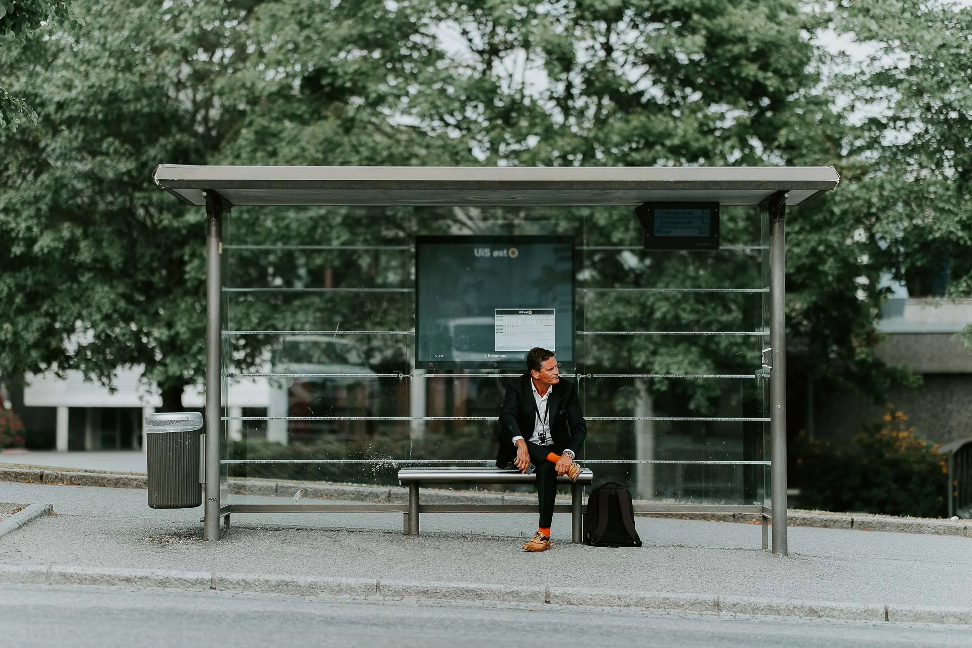 Bilder av modeller fra fotografering for Kolumbus natrulig lys og situasjonsbilder til bruk i større kampanje