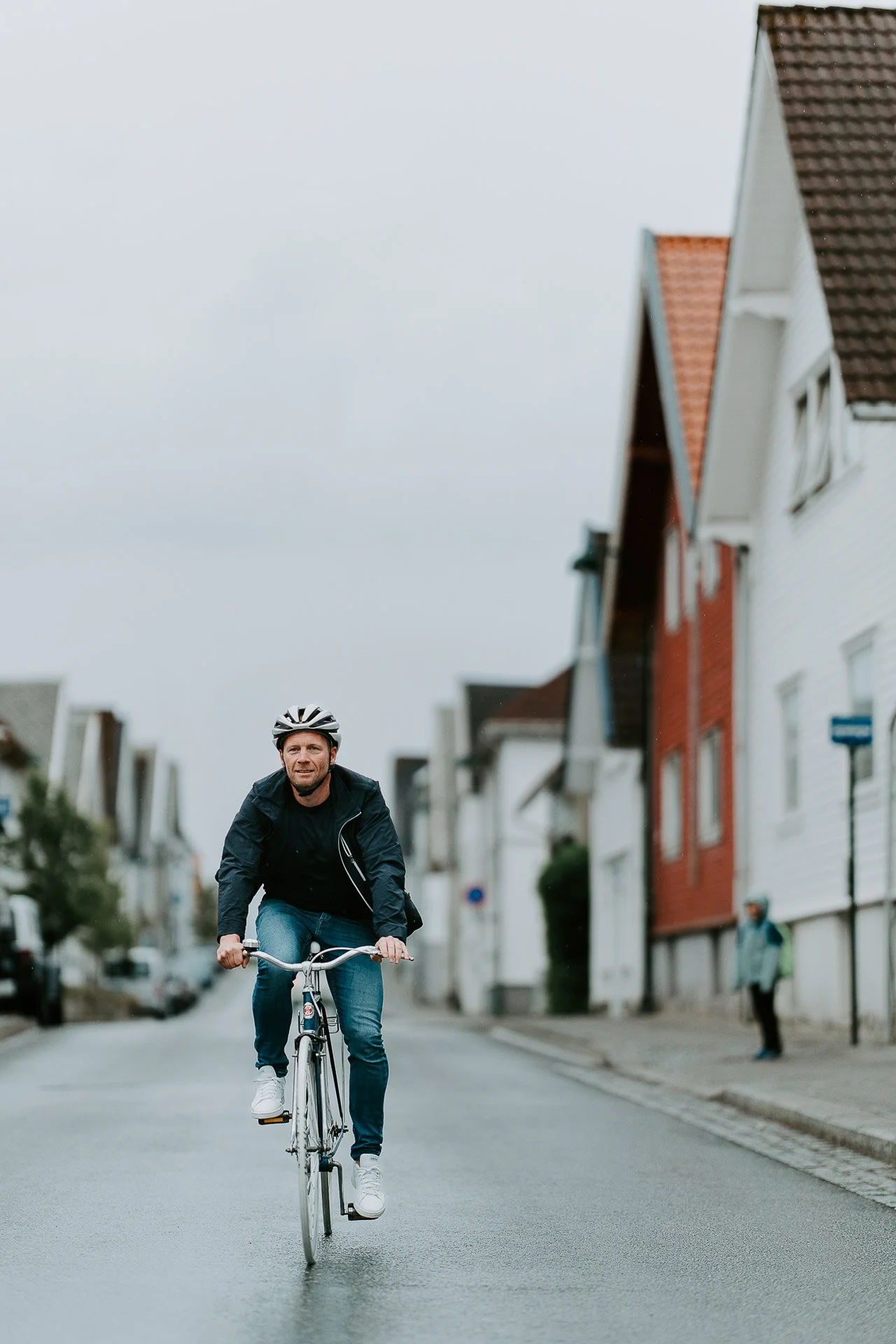 Bilder av modeller fra fotografering for Kolumbus natrulig lys og situasjonsbilder til bruk i større kampanje
