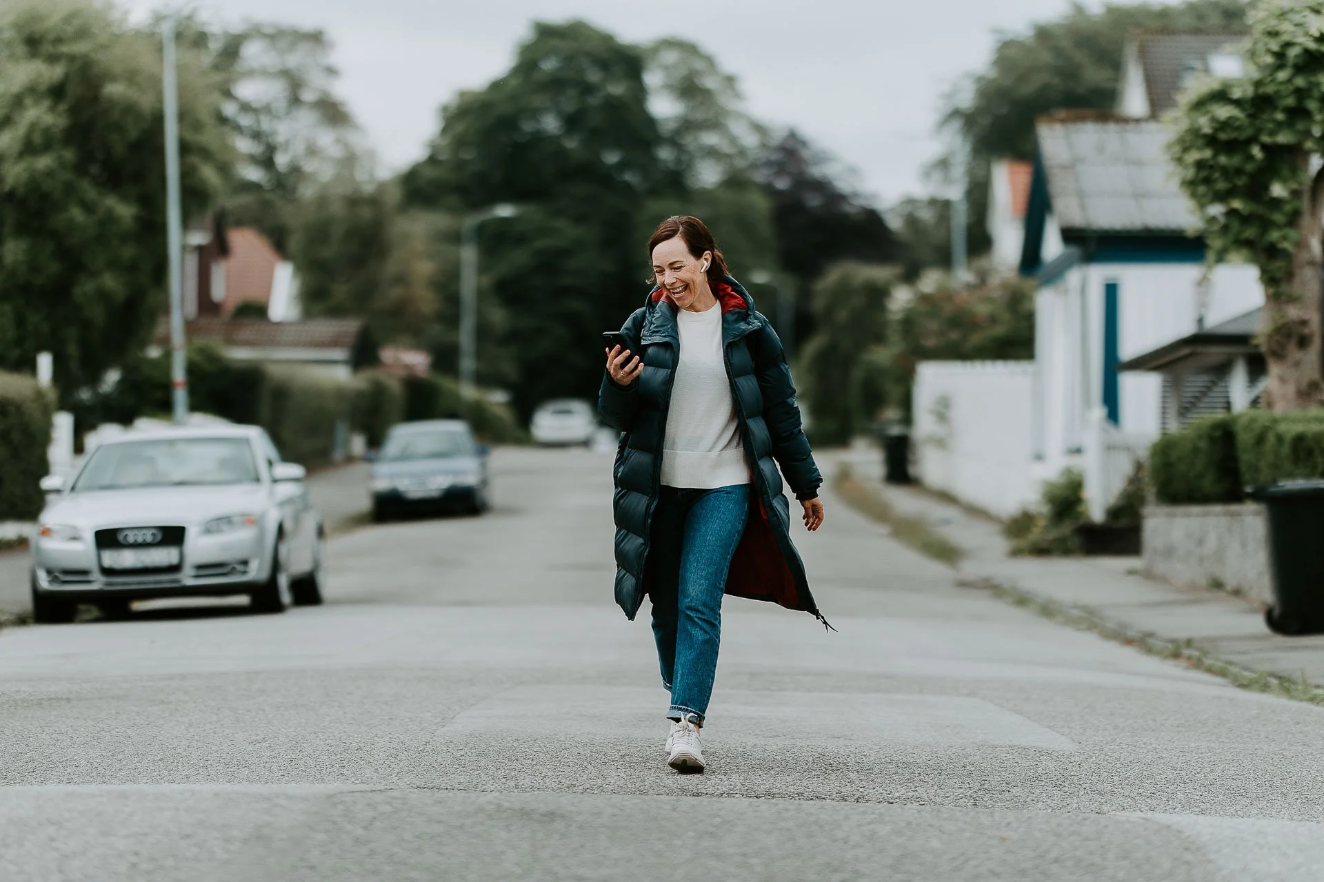 Bilder av modeller fra fotografering for Kolumbus natrulig lys og situasjonsbilder til bruk i større kampanje