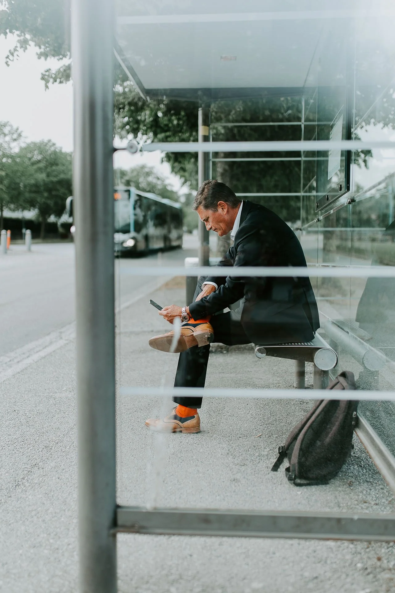Bilder av modeller fra fotografering for Kolumbus natrulig lys og situasjonsbilder til bruk i større kampanje