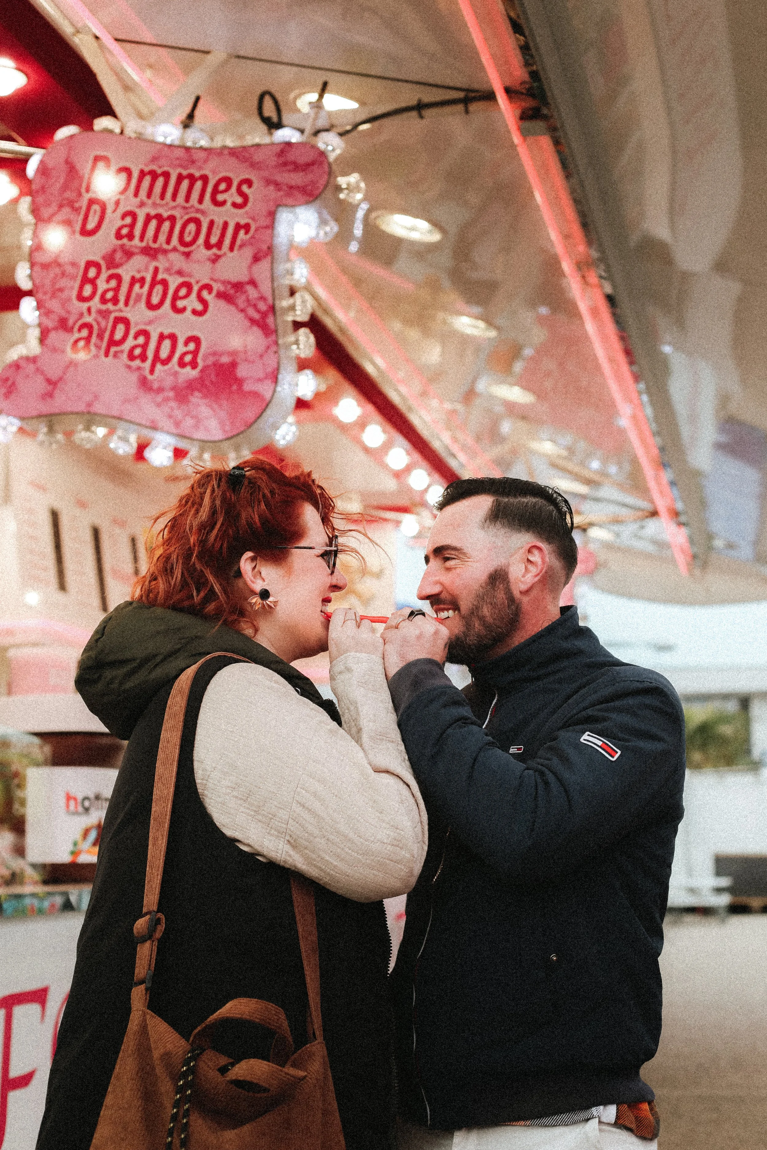 Photographe couple séance photo fête foraine Cherbourg Normandie