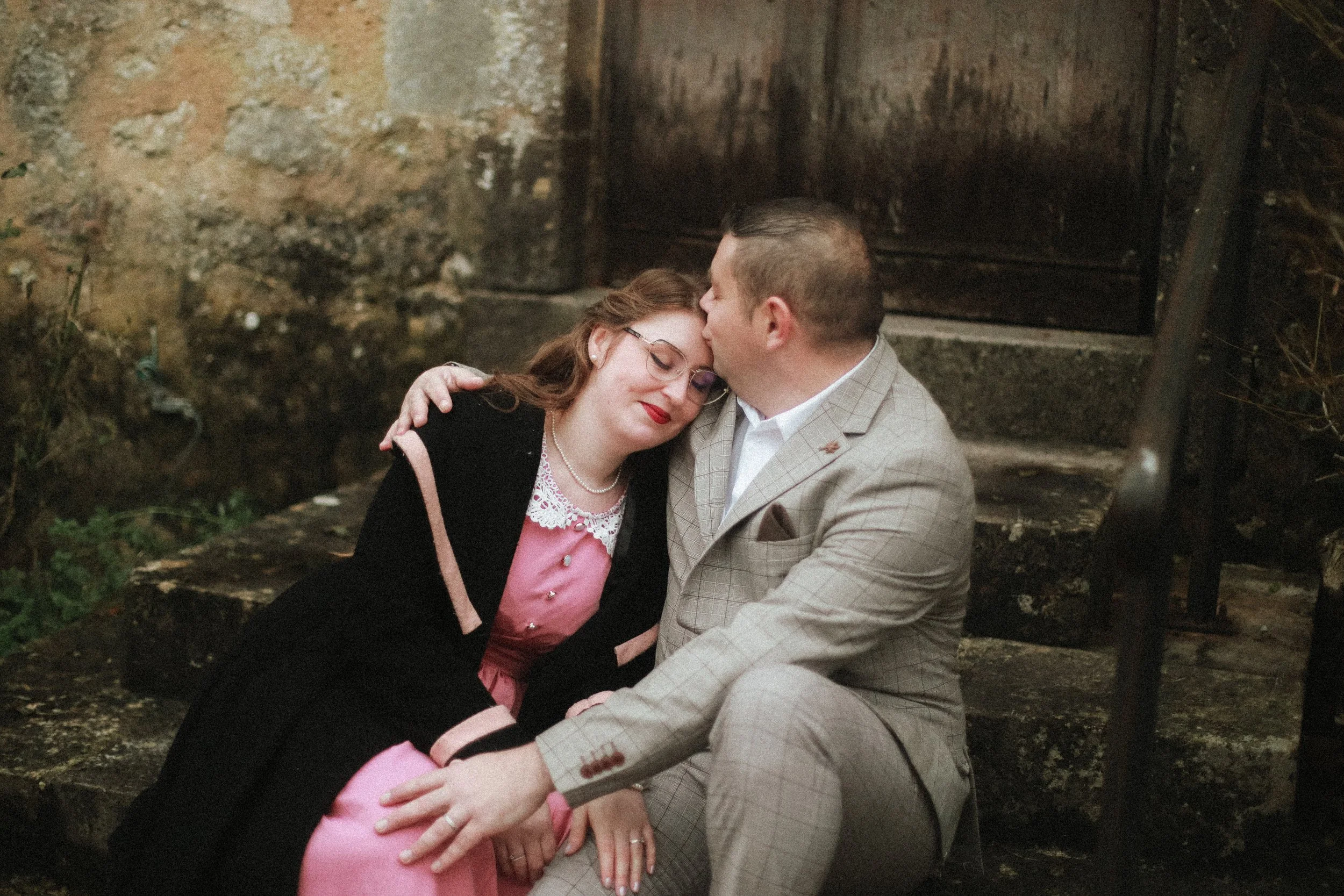 Photographe couple Photographe engagement Photographe Elopement authentique spontané vintage Cherbourg Manche Normandie