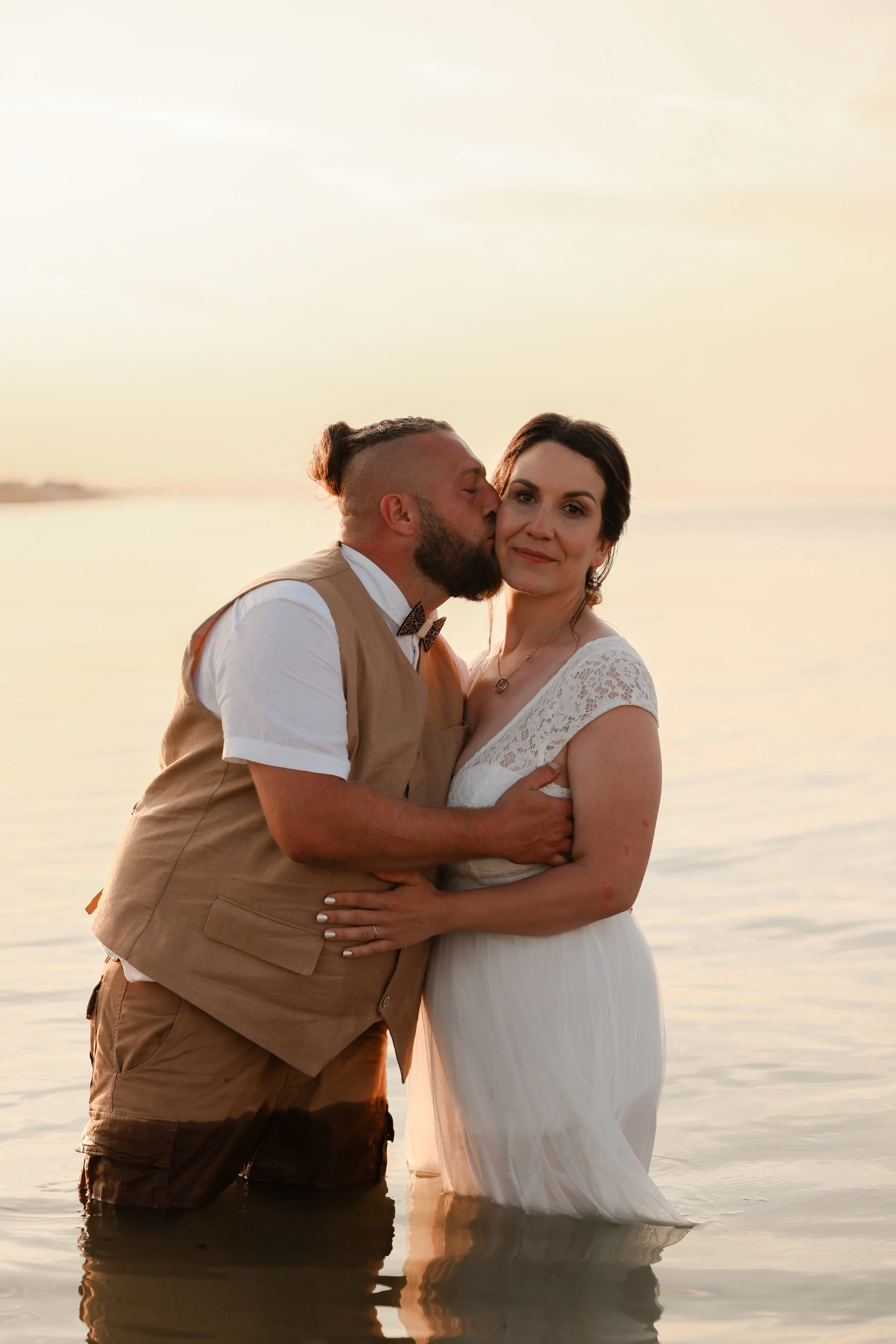 Stessy Lemasle 
Photographe mariage 
Plage Utah Beach
Normandie