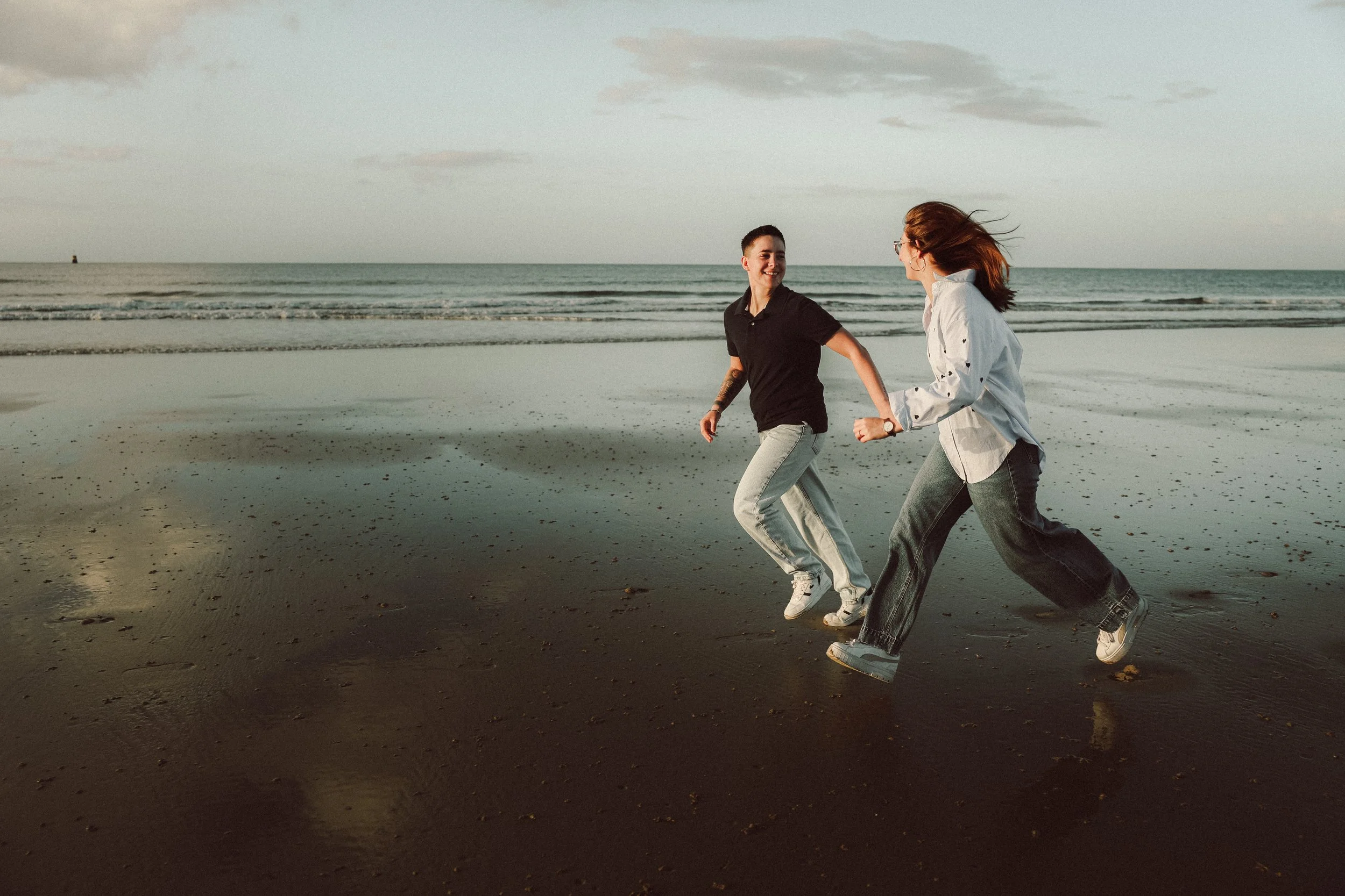 Photographe couple Photographe engagement Photographe Elopement authentique spontané vintage Cherbourg Manche Normandie