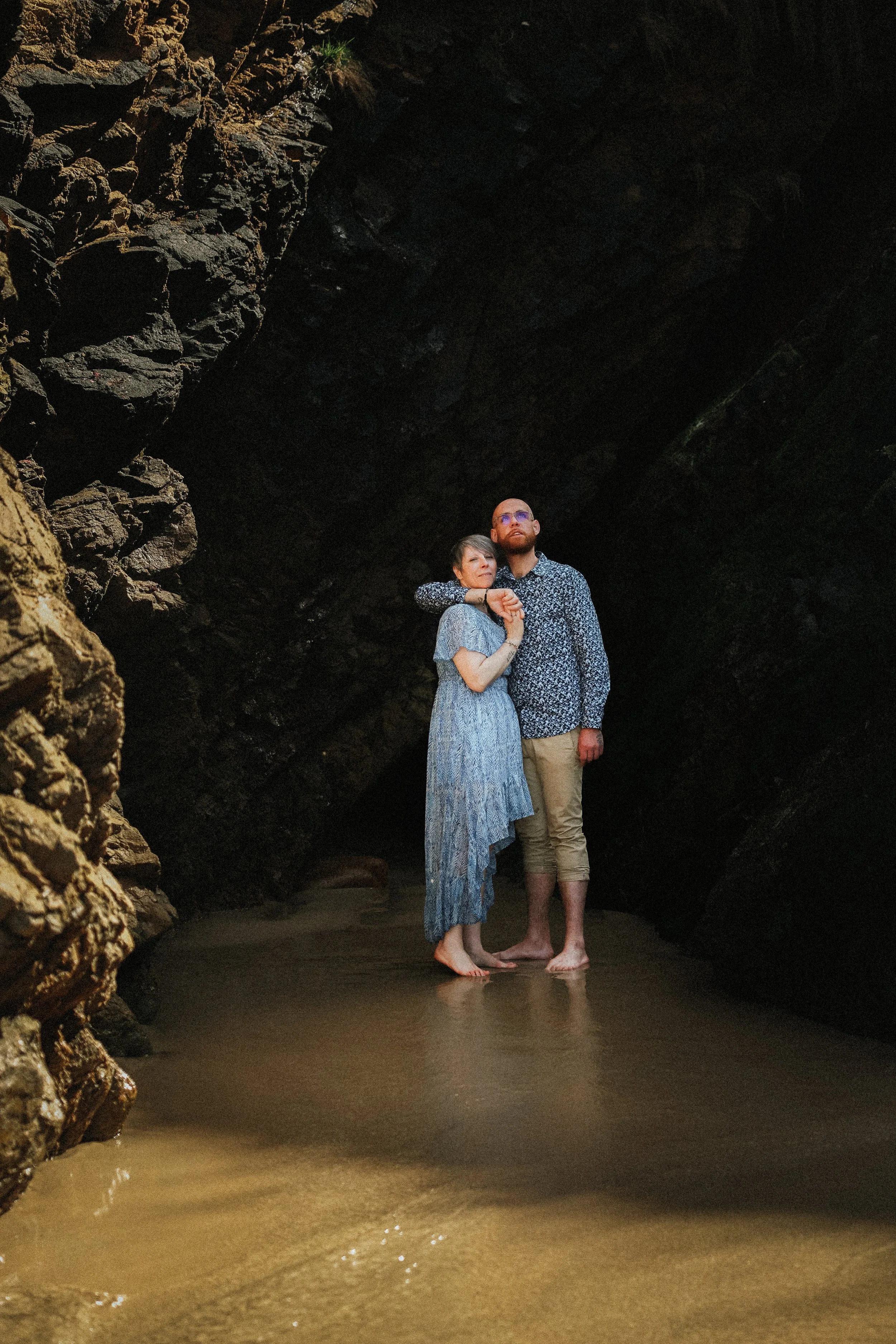 Photographe couple Photographe engagement Photographe Elopement authentique spontané vintage Cherbourg Manche Normandie