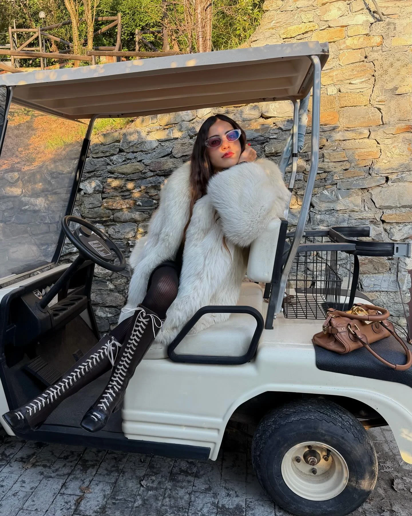 took my @chloe bag for a ride this holiday