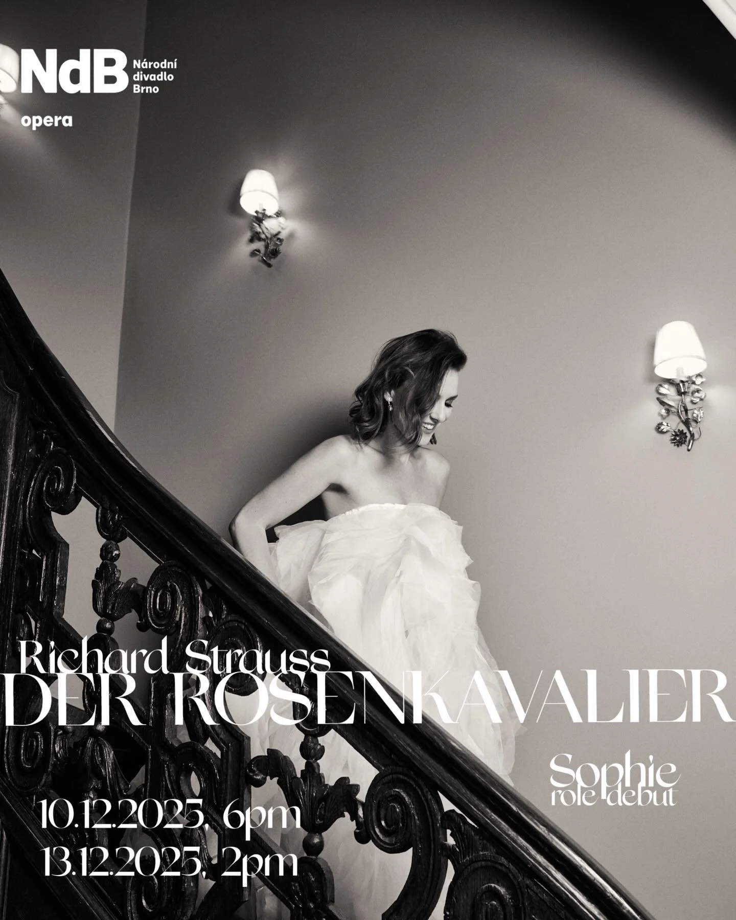 Tonight is the night, I can&rsquo;t believe it ! Singing my first Sophie here in Brno, in this gorgeous staging, with such a lovely team of colleagues who welcomed me into their ensemble for these shows with so much kindness and open arms ! Immense j