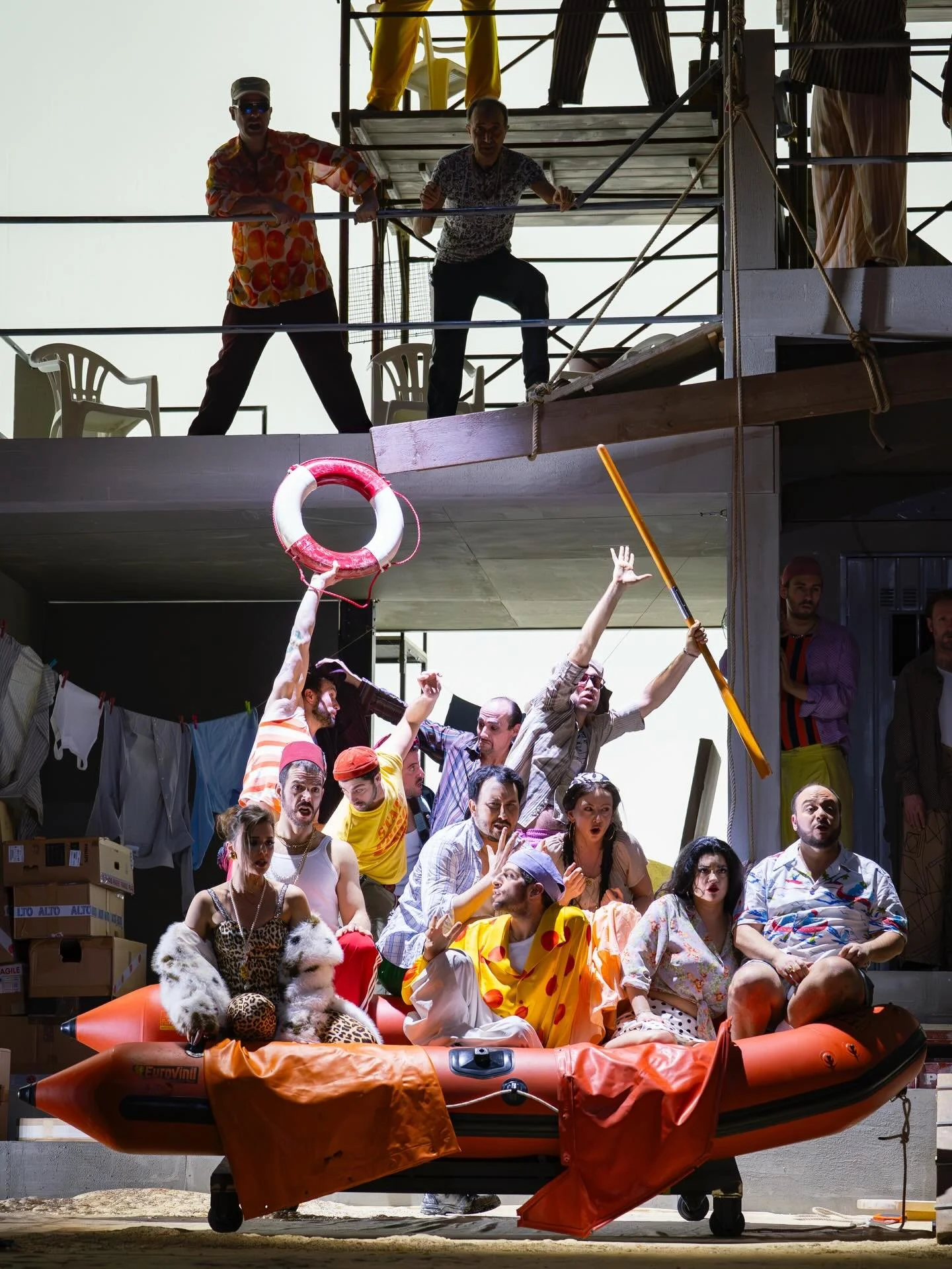 La bella Italiana caused trouble in Algeri twice already at the @iteatri_reggioemilia !
Tomorrow we&rsquo;re back for round three at @teatripiacenza and I cannot wait to conquer back my beloved Mustafa again ! 

1. din din crac crac bum bum | 📷 @red