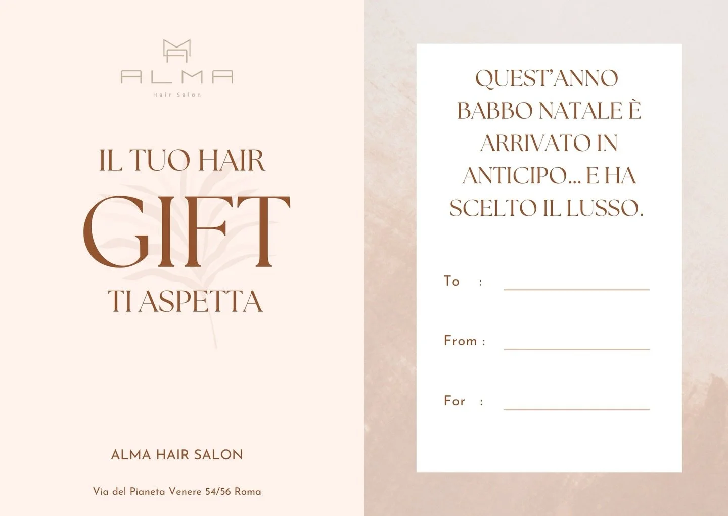 Il regalo pi&ugrave; esclusivo &egrave; quello che fa brillare. ✨ 

La nostra Gift Card non &egrave; un semplice pensiero, ma un invito a vivere un&rsquo;esperienza di bellezza su misura: trattamenti d&rsquo;&eacute;lite, consulenze personalizzate, c