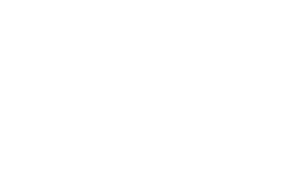 Logo of Space Park Leicester with stylized 'S' and text 'Space Park Leicester'