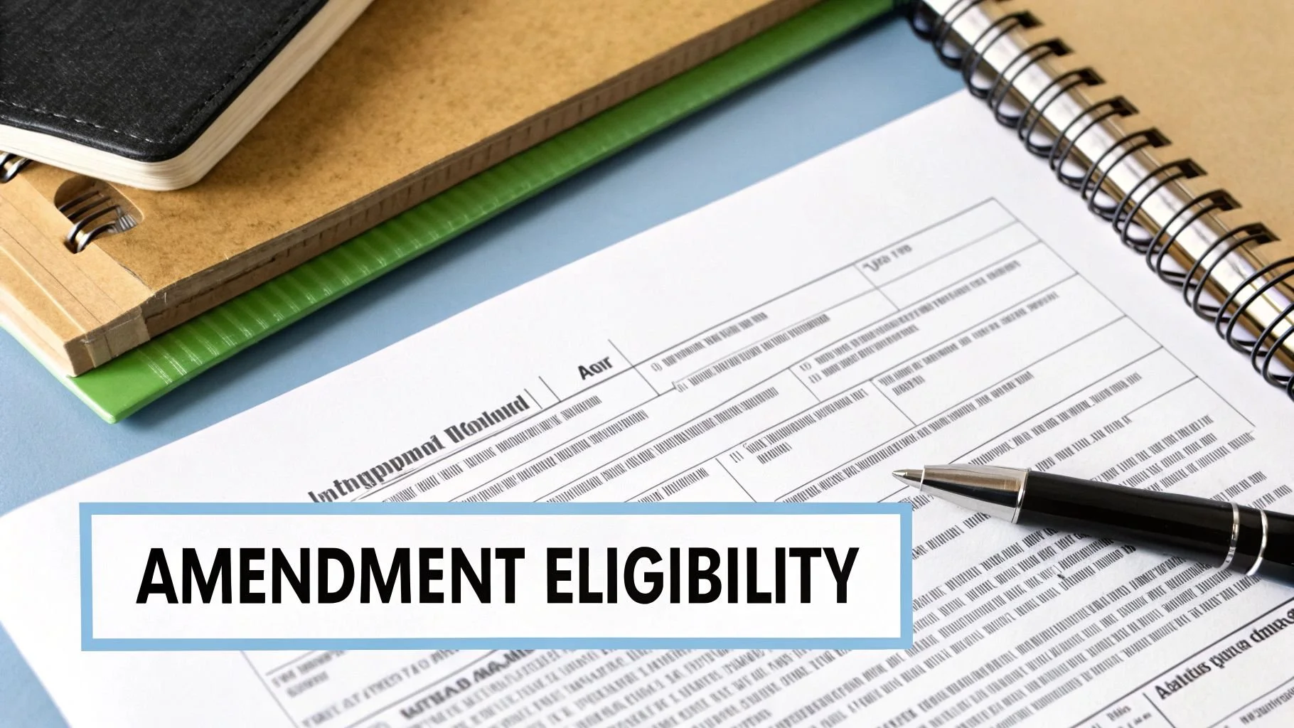 Amendment Eligibility