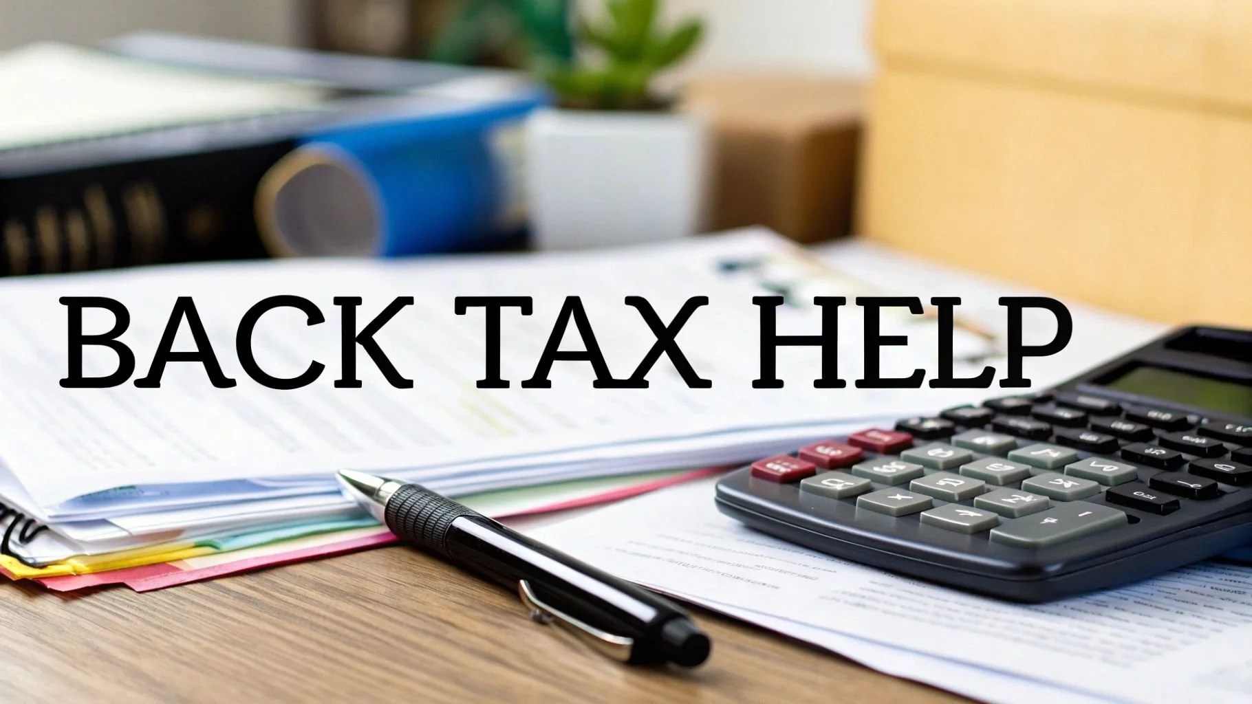 Expert Help with Filing Back Taxes