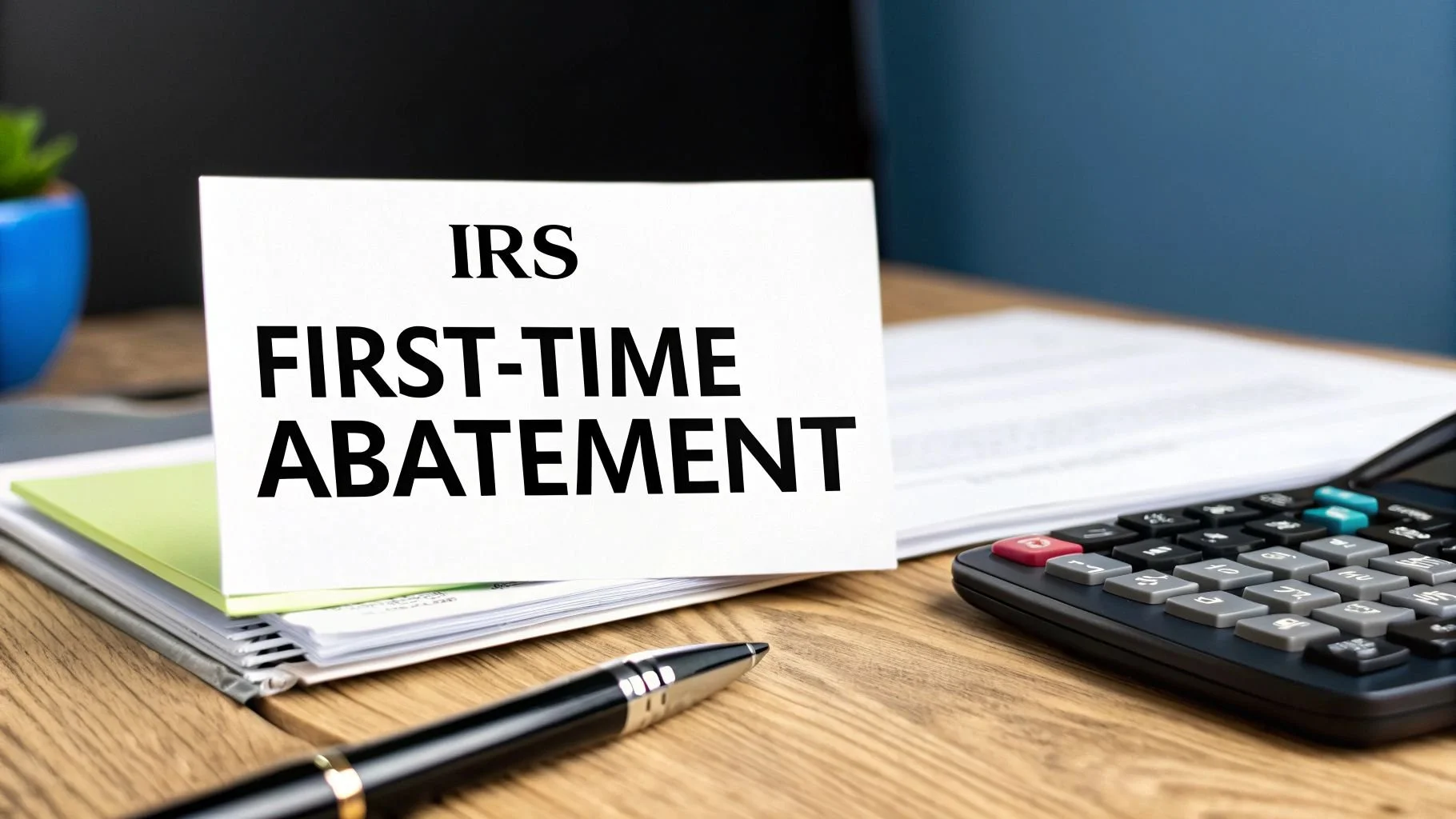 Your Guide to First Time Abatement of Penalty