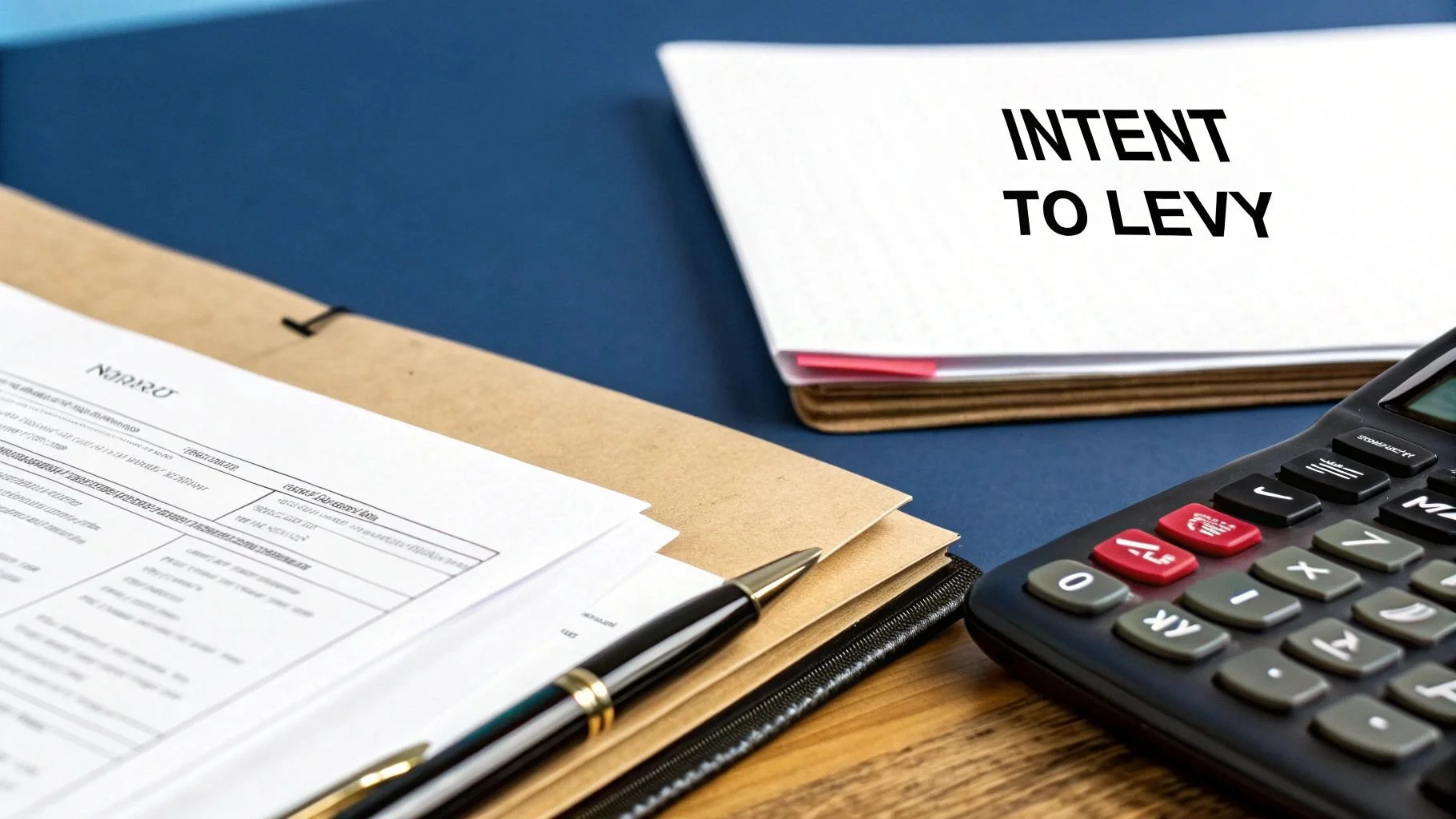 Intent to levy