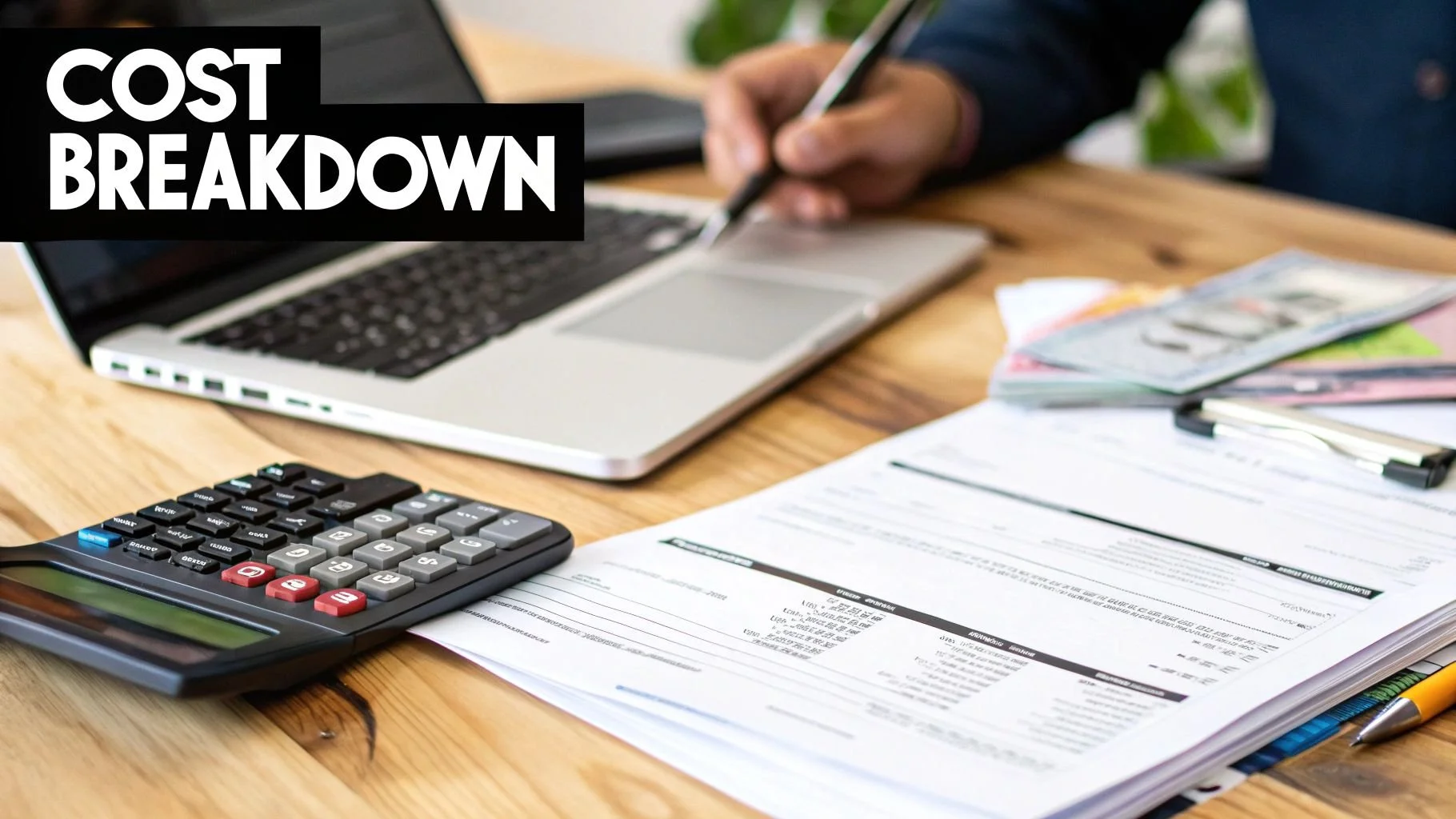 Cost breakdown