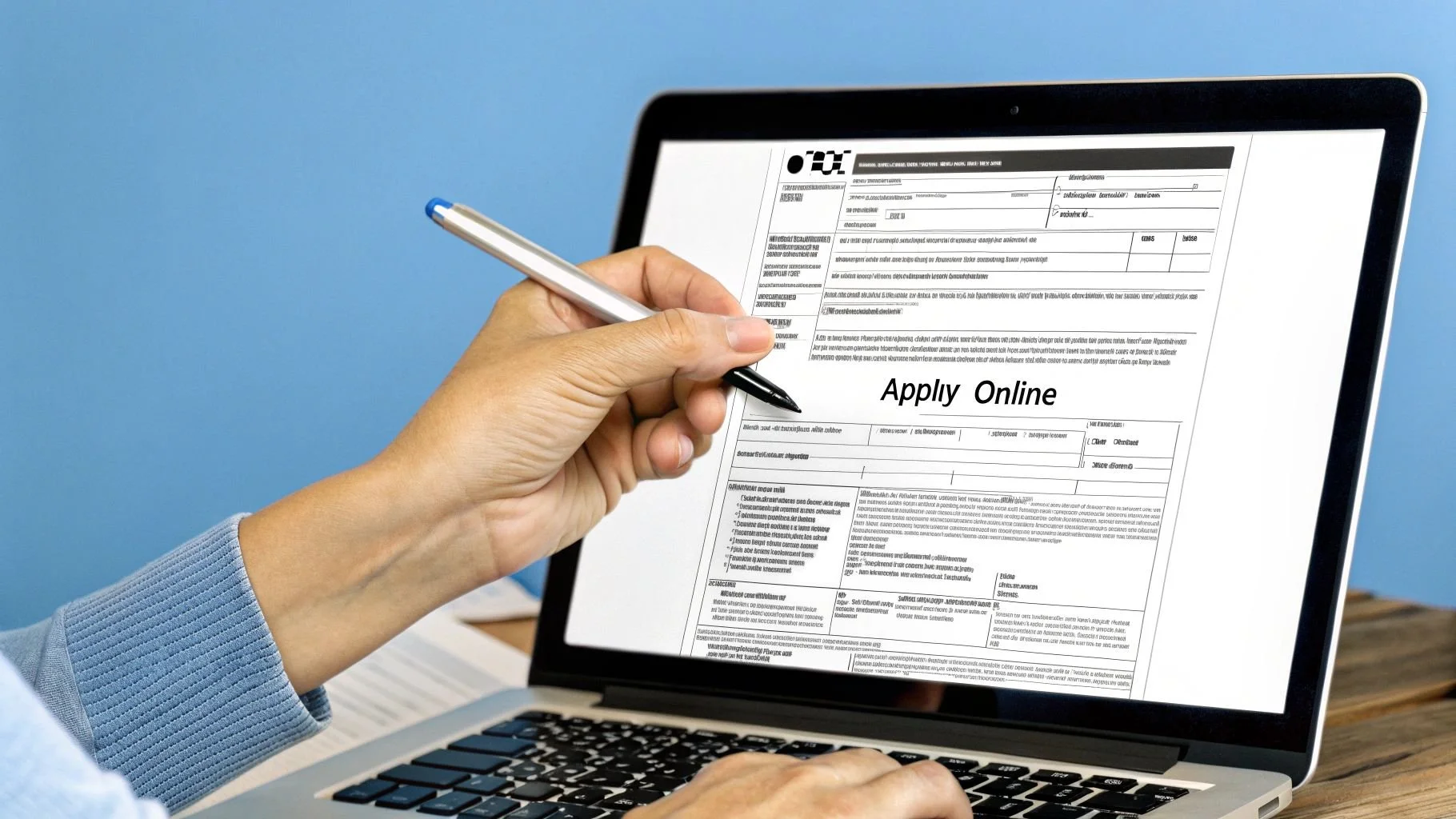 Apply online