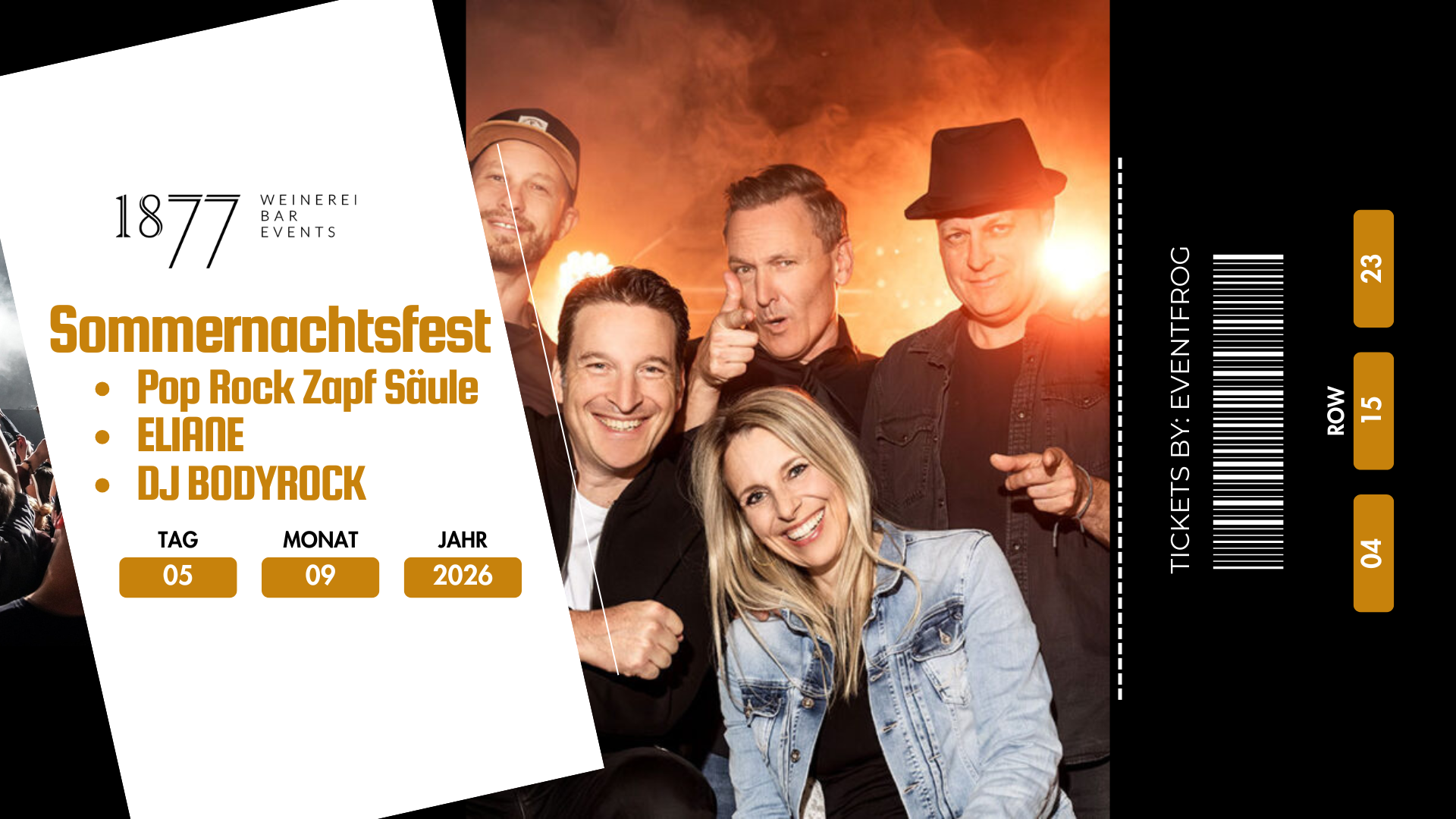 Pop Rock Zapfsäule Sommernachtsfest