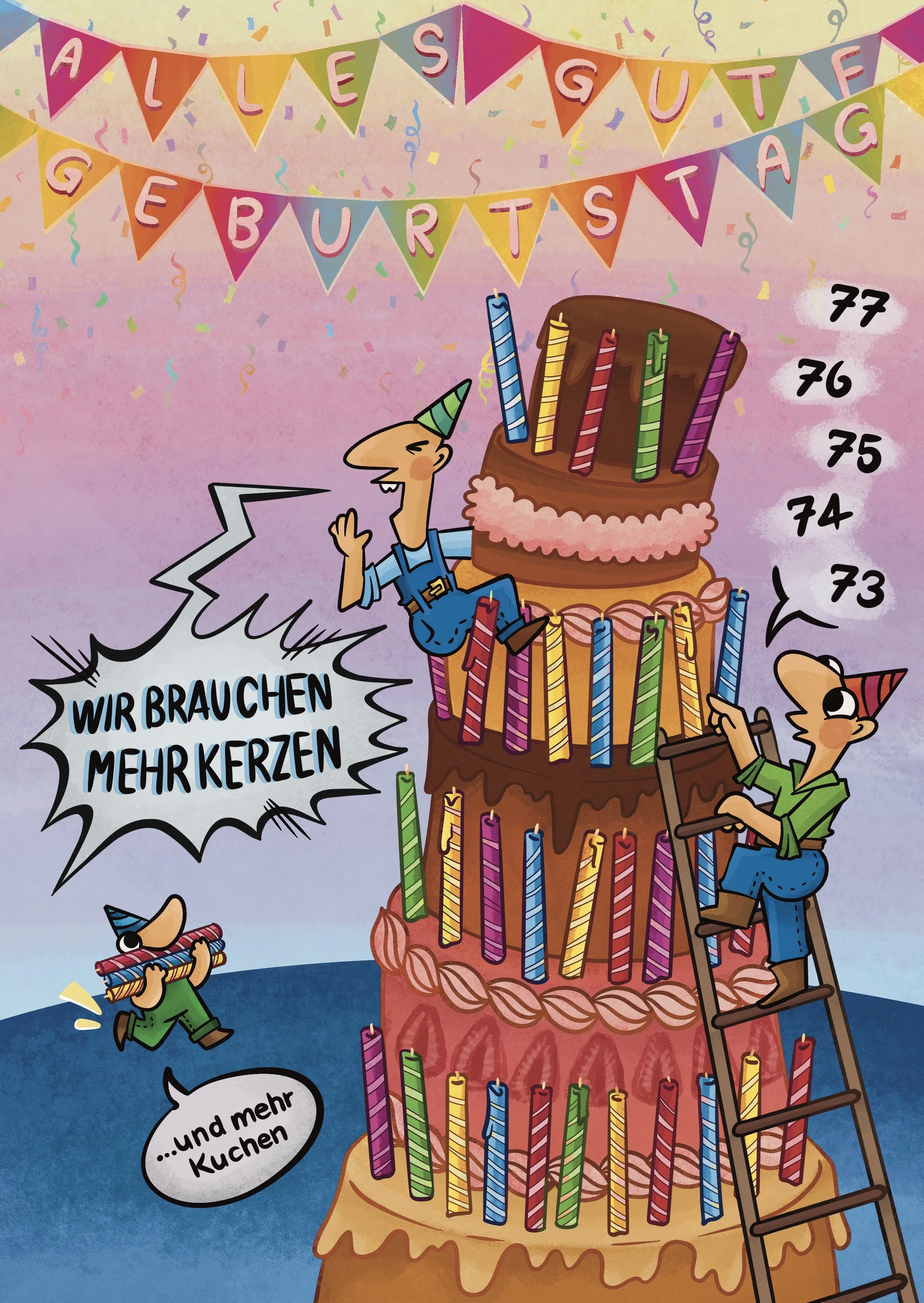 90. Geburtstag, zu wenig Kerzen. 
Jun. 2024. 