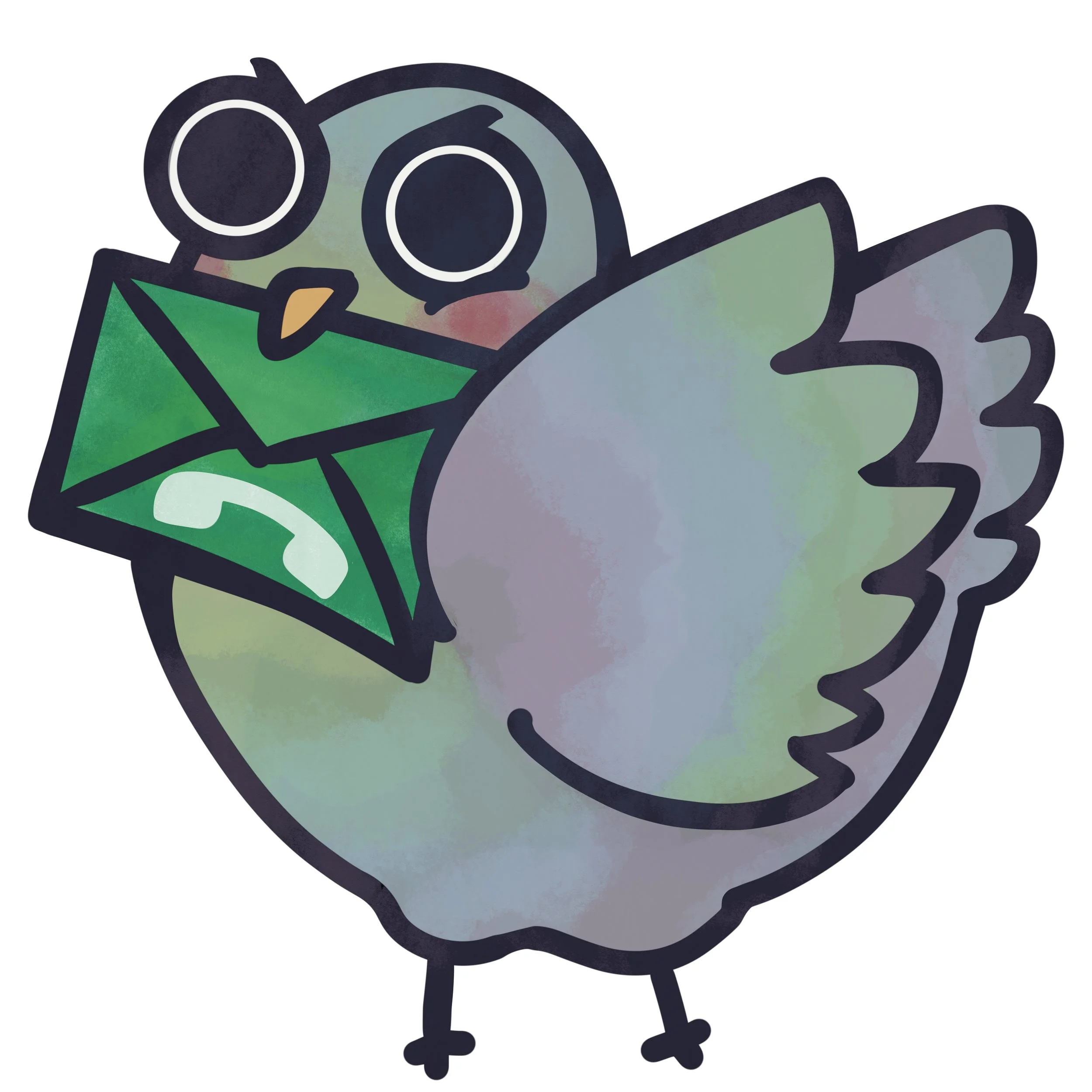 Brieftaube, WhatsApp Icon. 
Jul. 2024