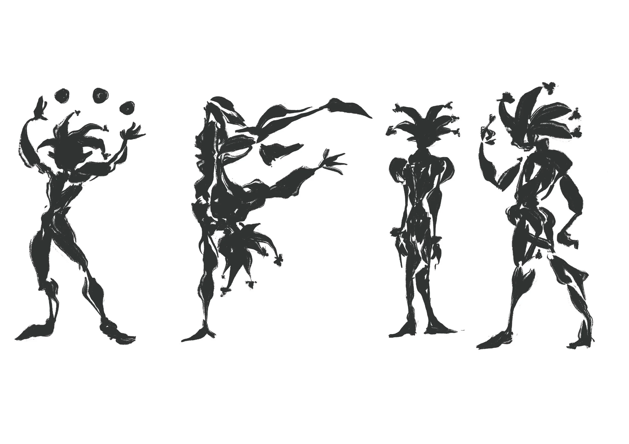 Schattenstudie Gaukler, 1/2.
Mai. 2025.