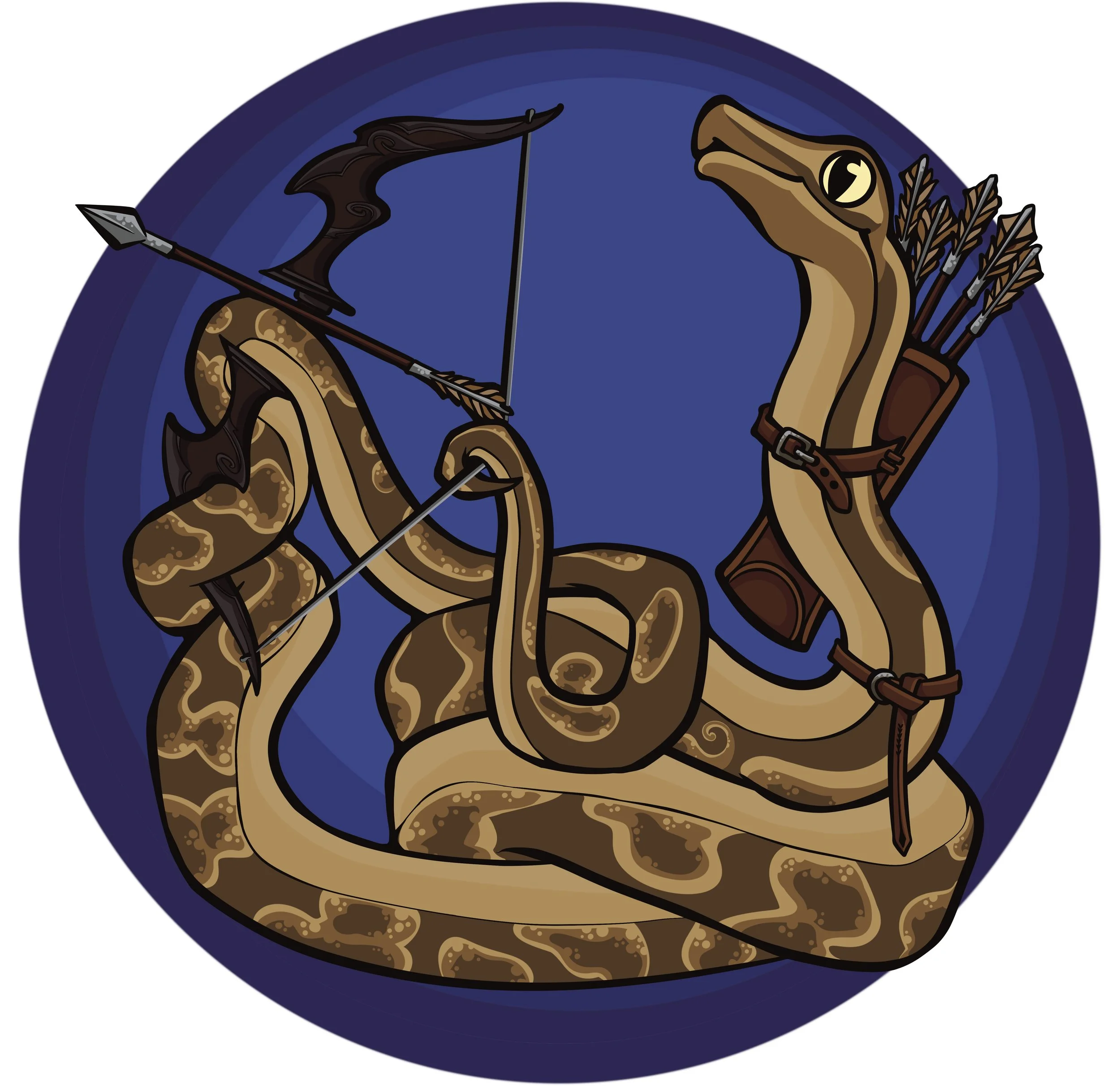 Wie würde eine Schlange Bogen schießen? 
Jan. 2025