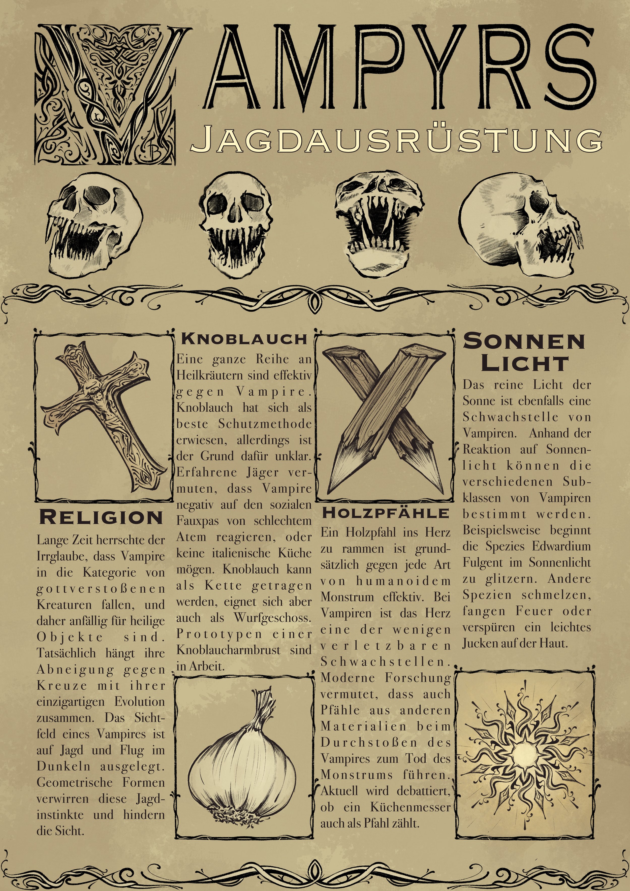 Vampire Jagdausrüstung. 
Nov. 2024. 