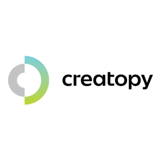 Colorful circular logo with segments in gray, light blue, and green, adjacent to black text.