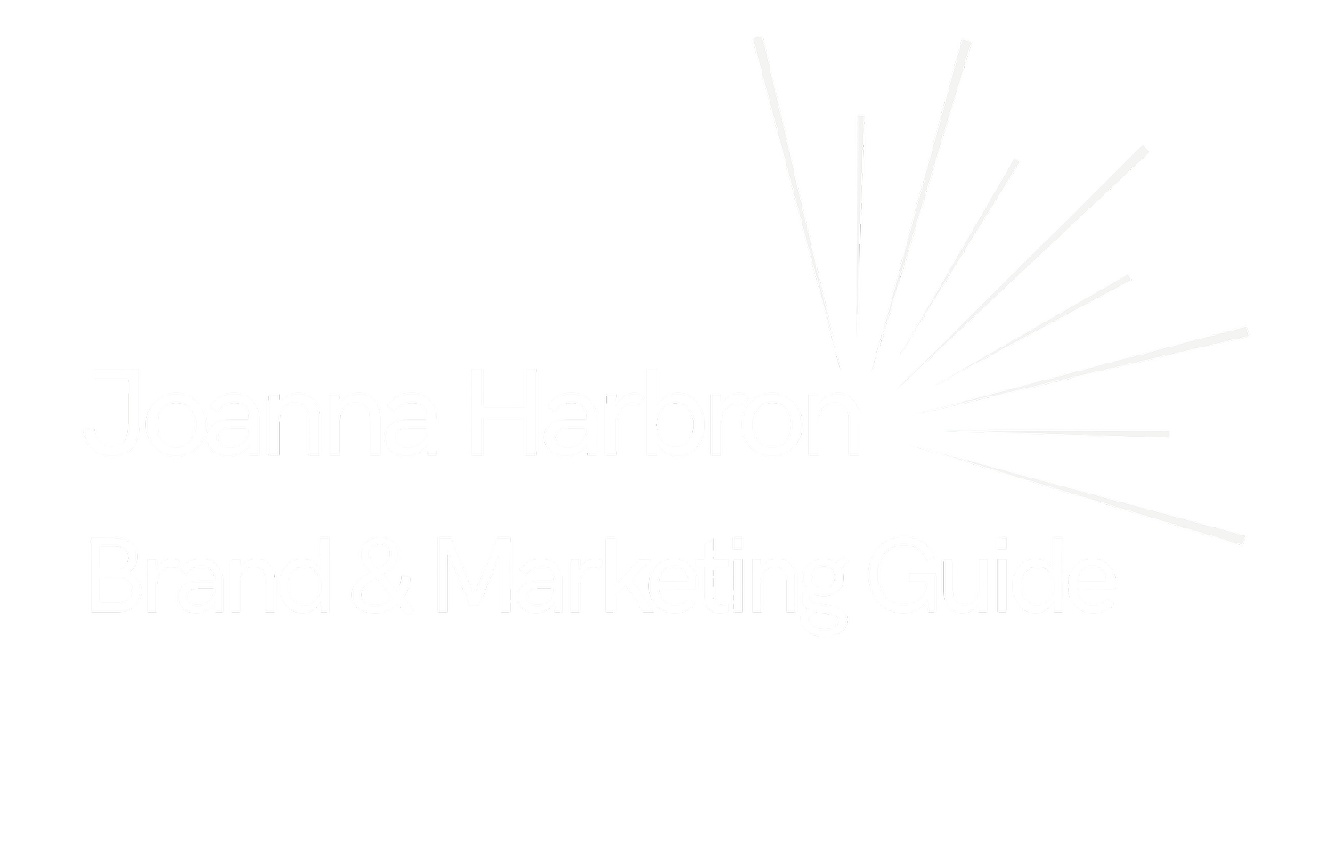 Joanna Harbron Brand &amp; Marketing Guide