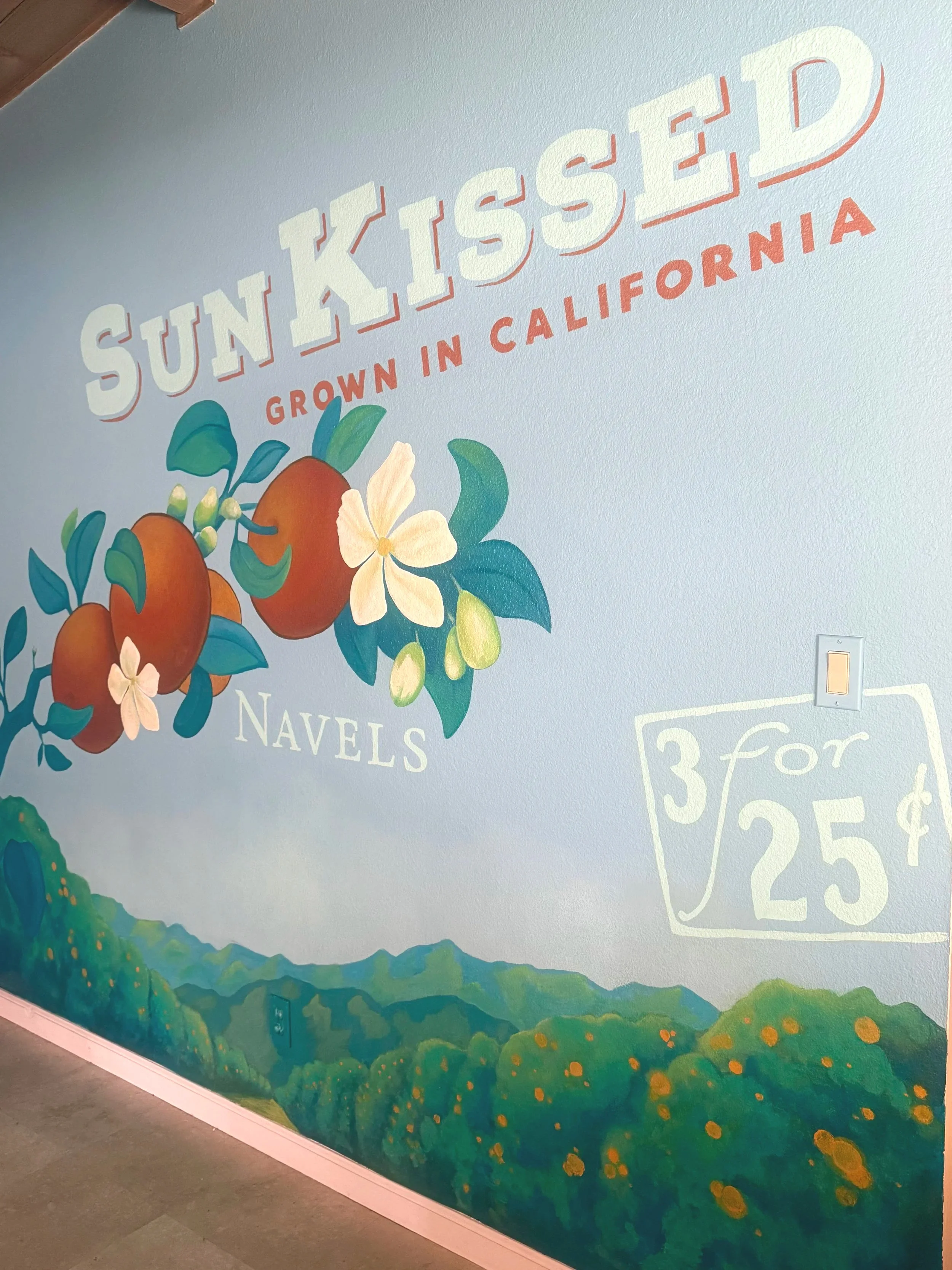 Sun Kissed — Vintage Citrus Mural