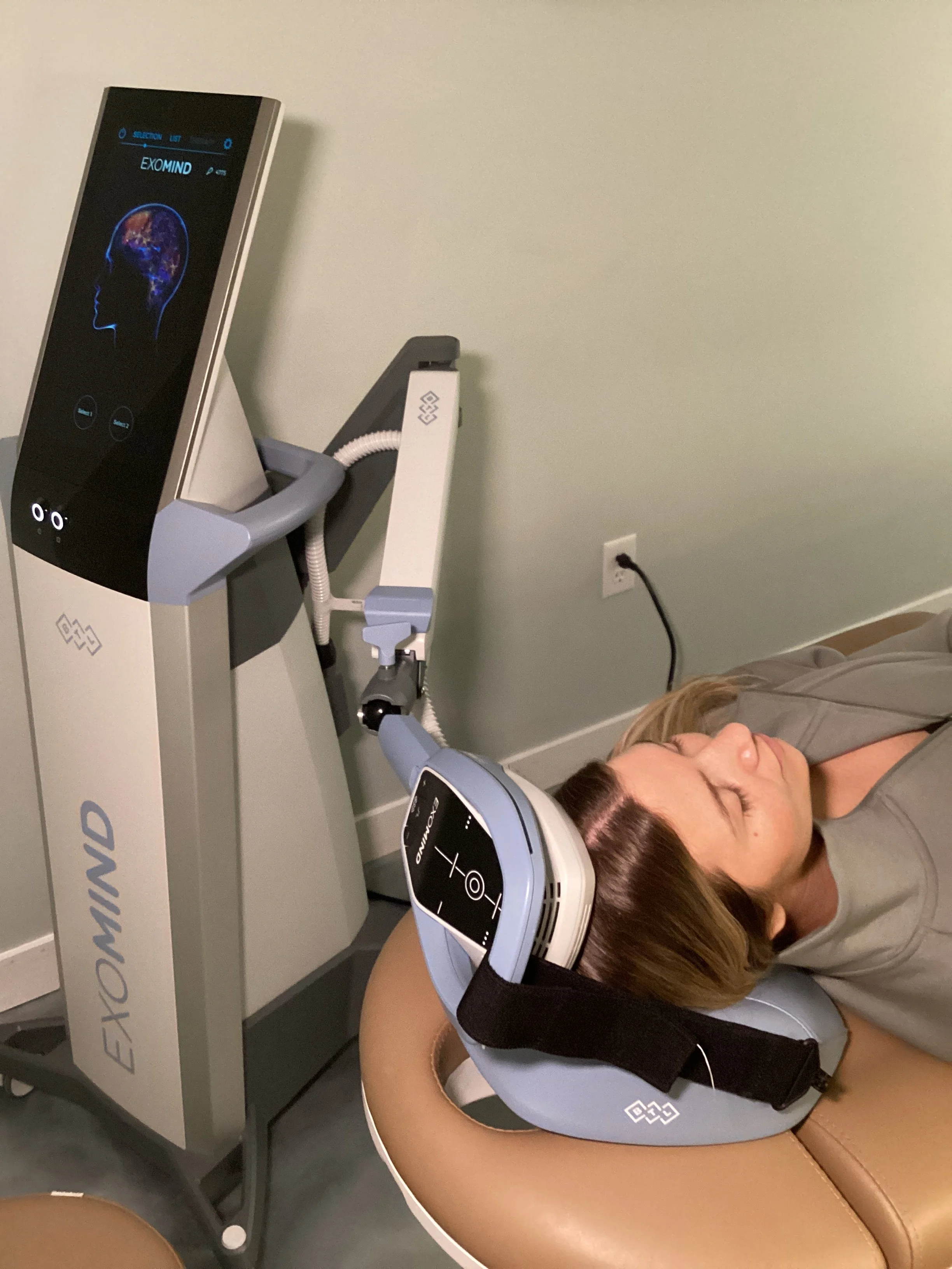 Exomind TMS treatment at Mankato Skin Clinic