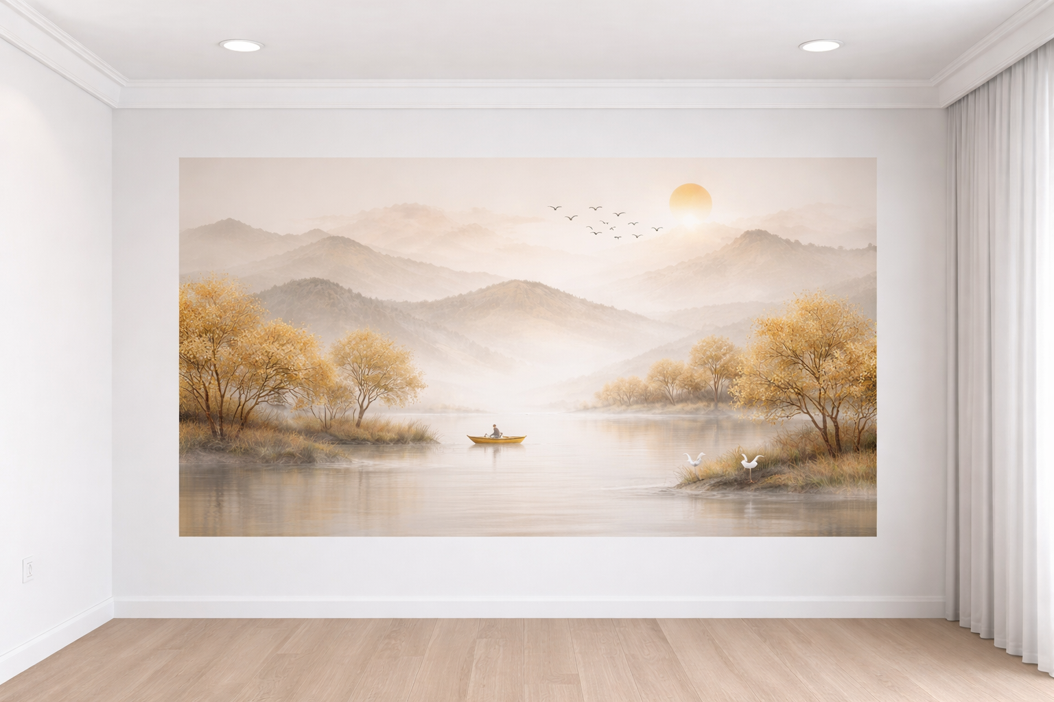 Ireland direct print onto wall