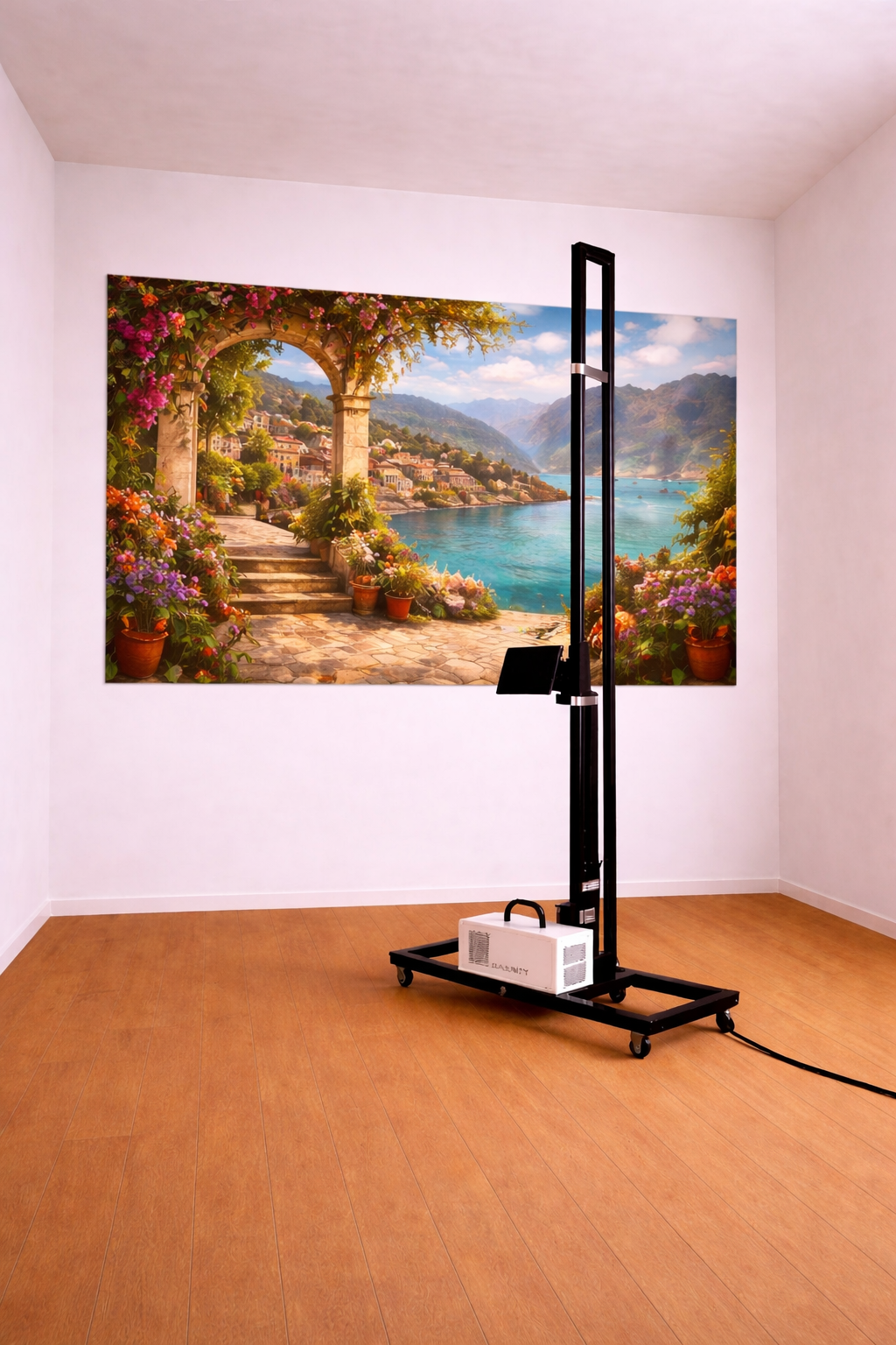 Landscape direct print onto wall