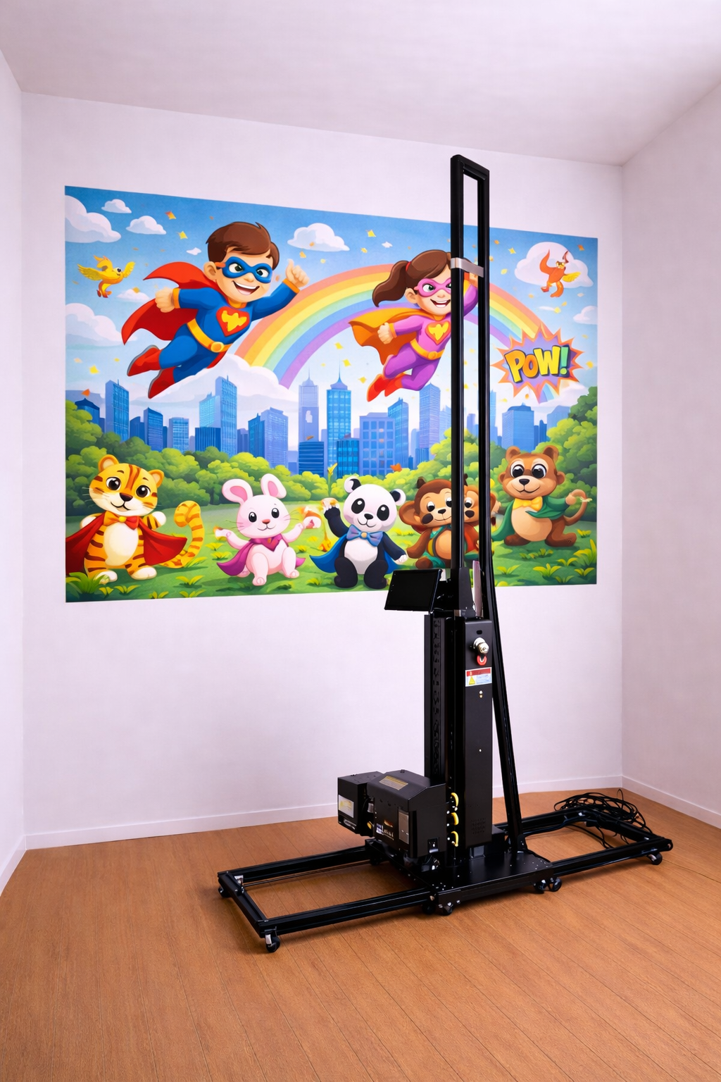 Ireland direct print onto wall