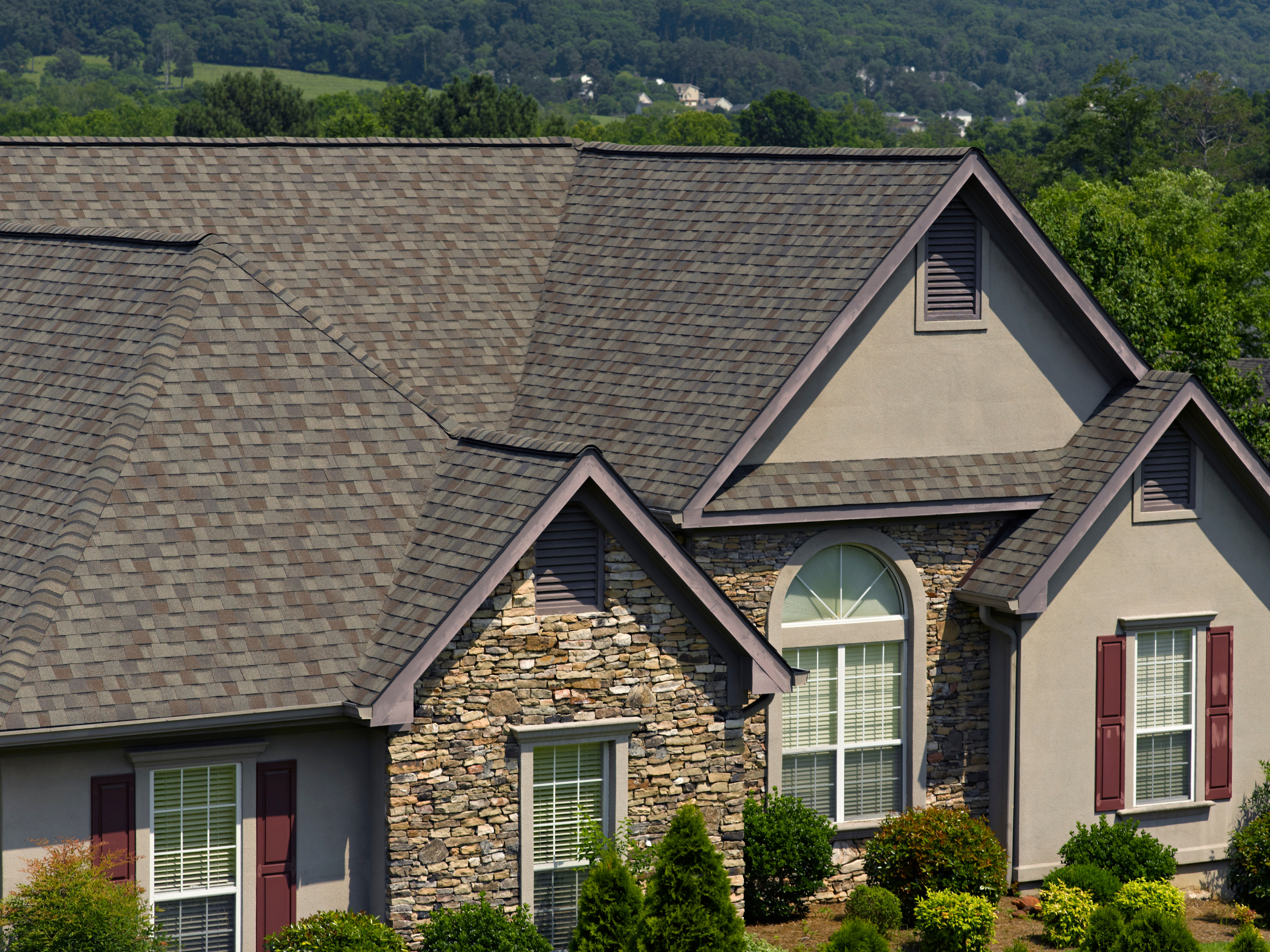 This beautiful midwest home has new shingles.