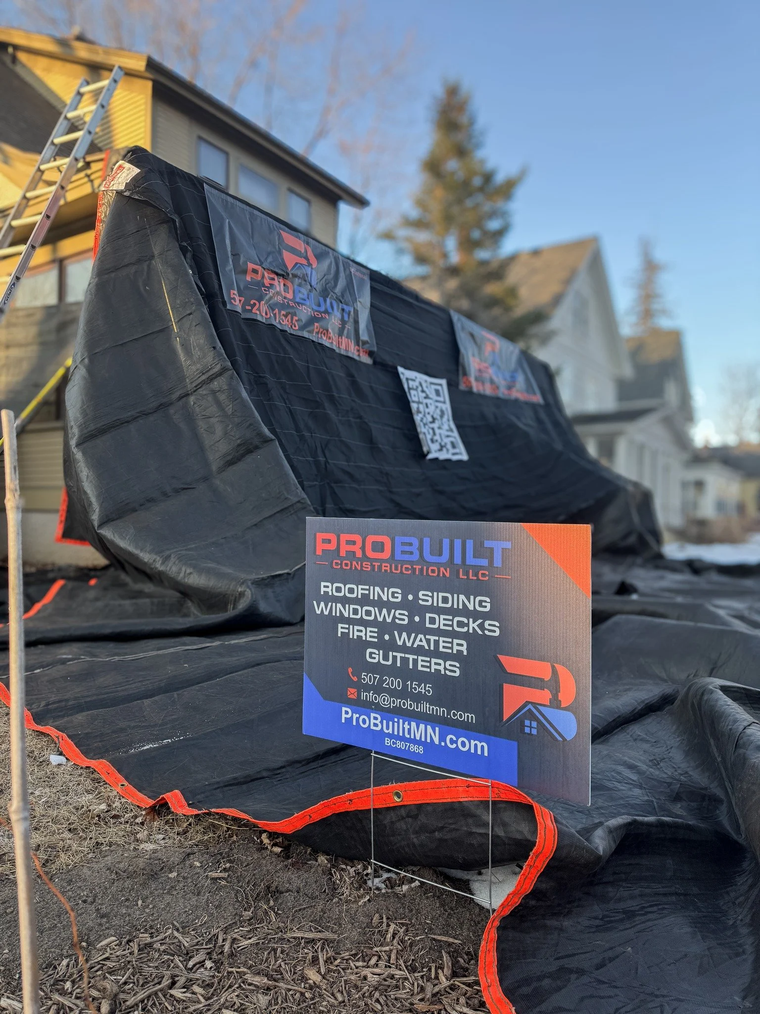 ProBuilt replacing the roof of a Northfield home.
