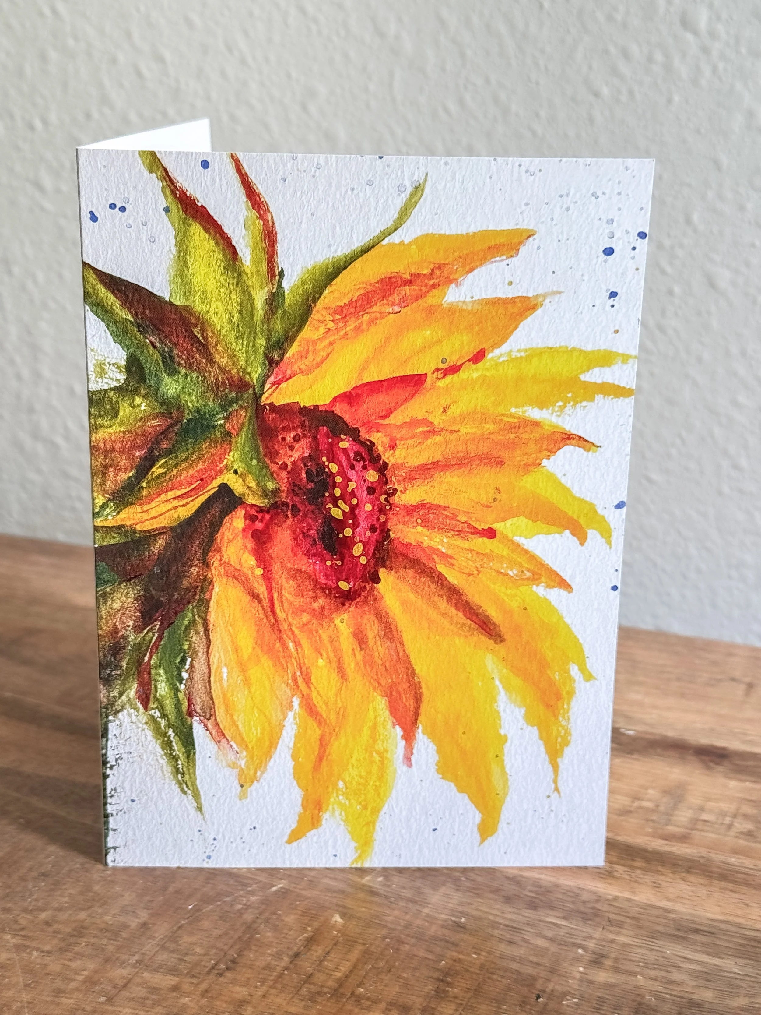 Sunflower notecard set