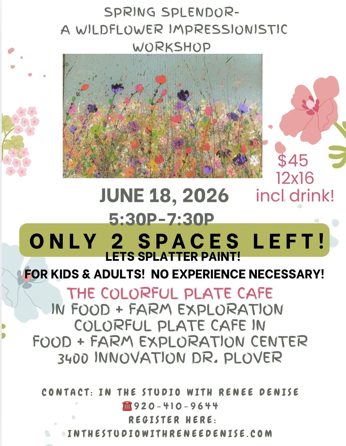Summer's splendor- a wildflower impressionistic workshop