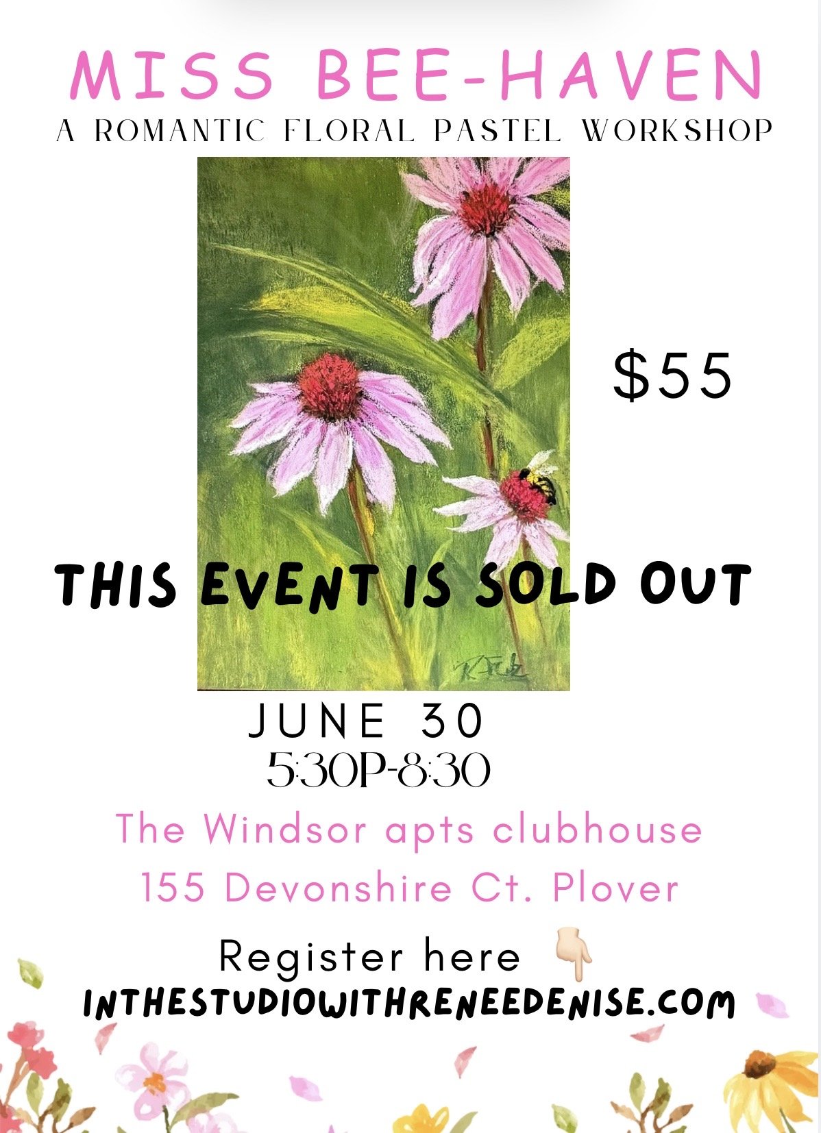 Miss Bee-Haven, a pastel workshop