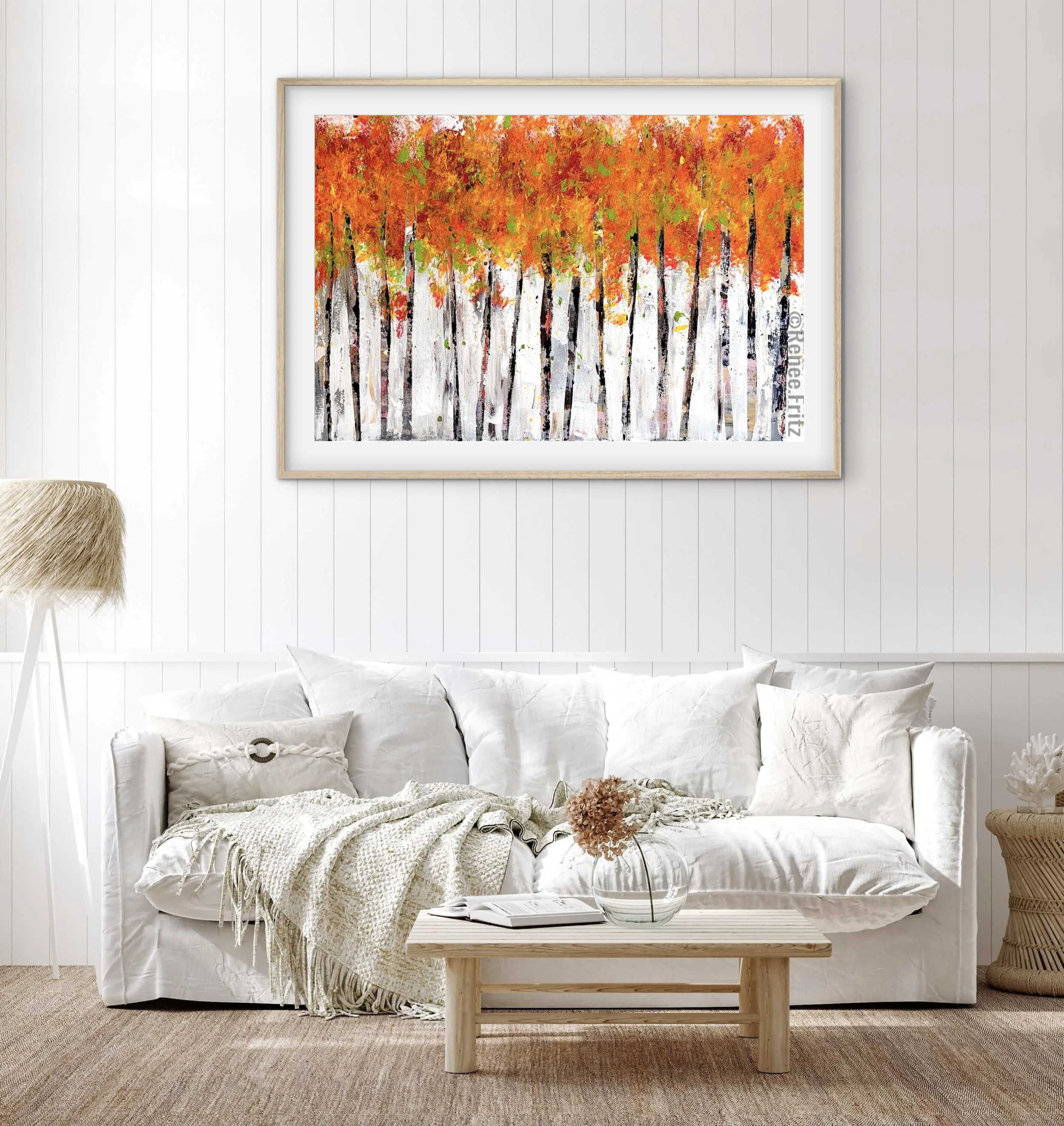 Let’s paint a Birch tree painting!