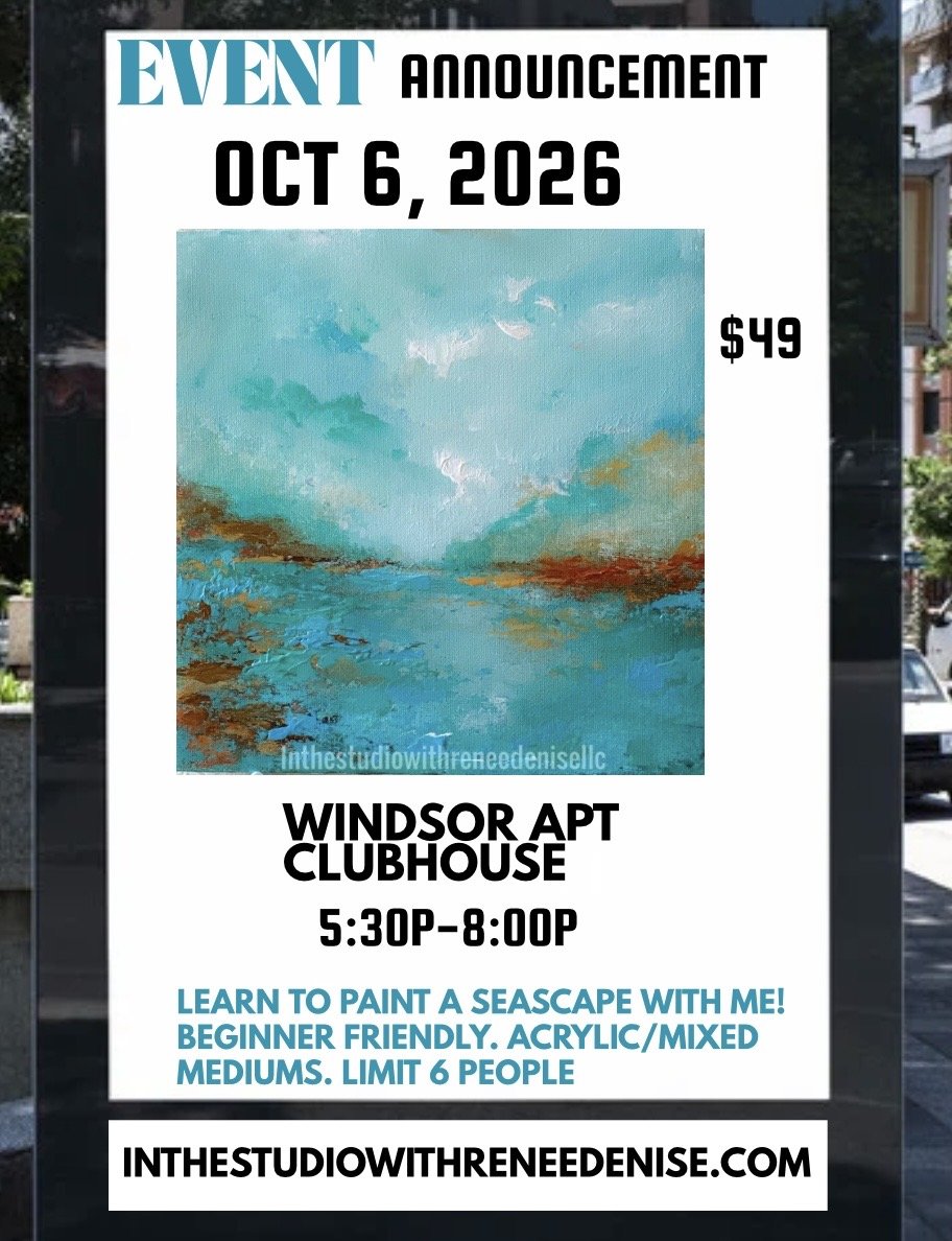 Learn to paint "Serenity in Turquoise- a seascape"