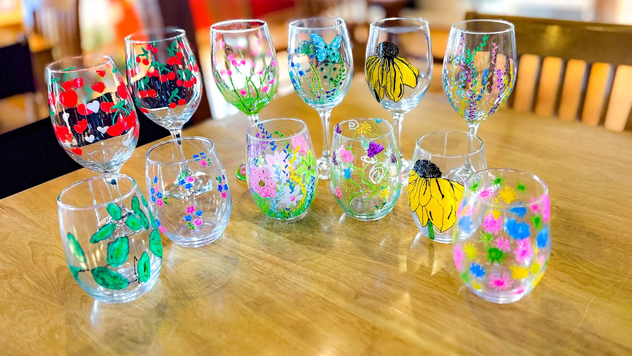WIne glasses at Sunset.JPG