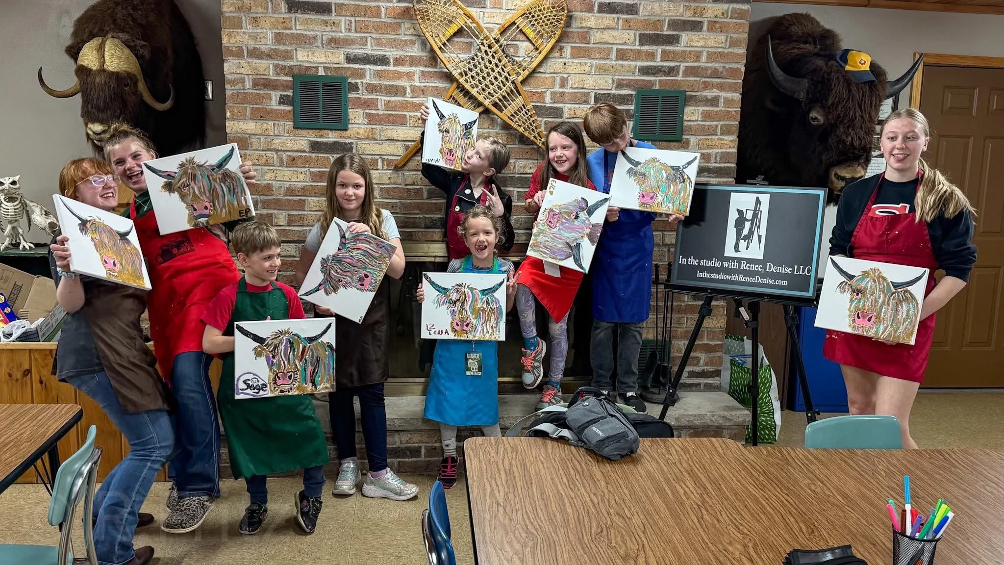 Book your 4H event with me for an event of fun, learning a new skill and socializing with Friends, Colleagues or local Clubs. I will guide you step by step through the painting process!