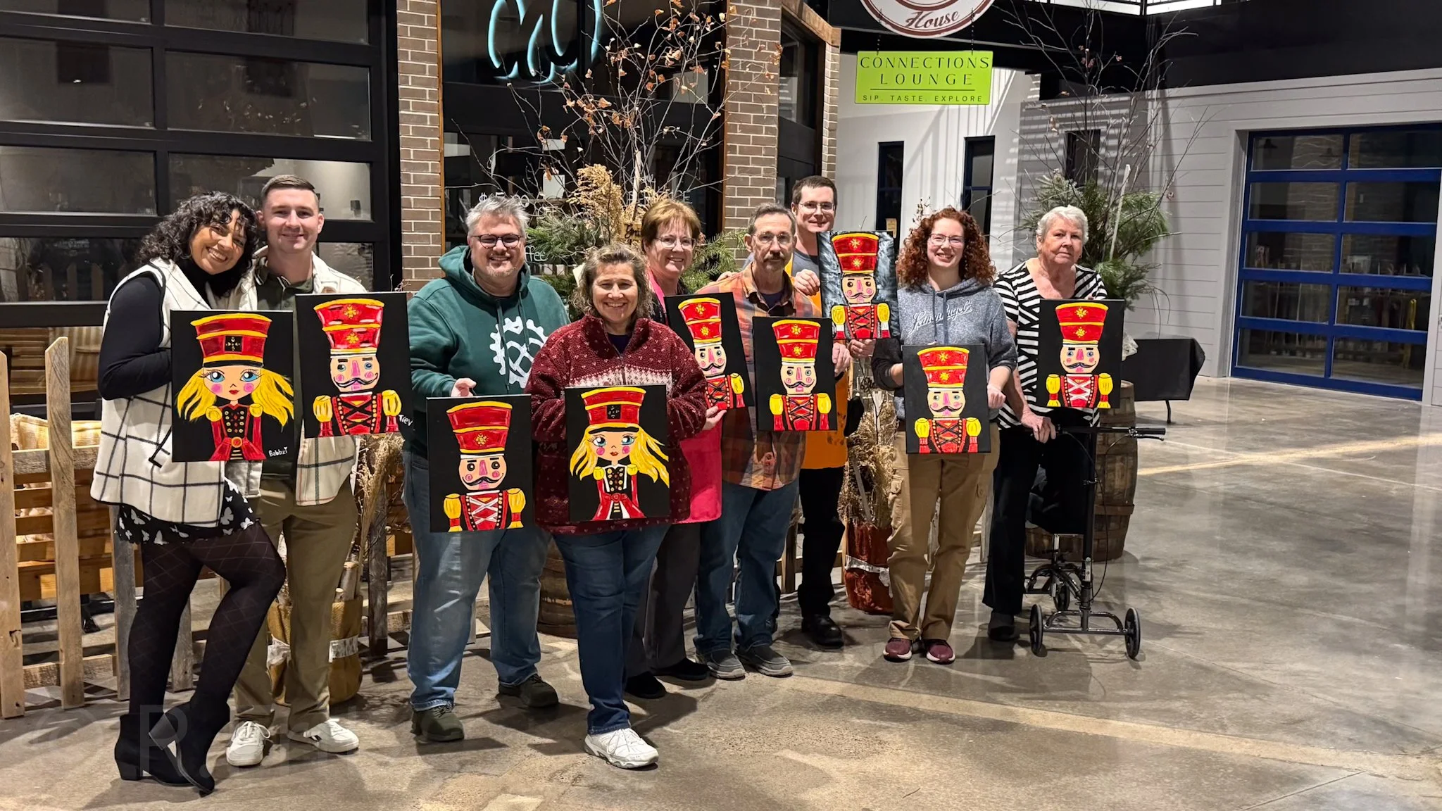 Nutcrackers at mission.JPG